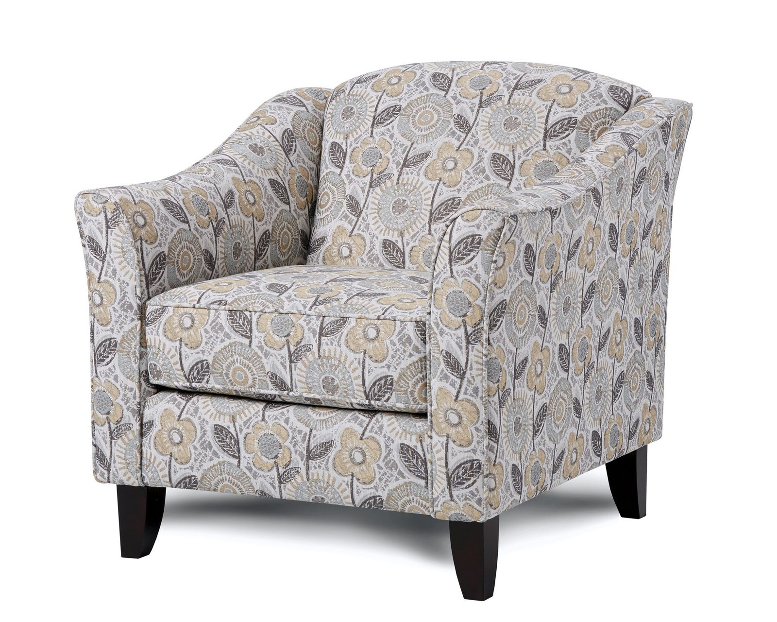 Vandy Heather 88" Sofa 1140 (Includes pillows) - Dayflower Haze Accent Chair