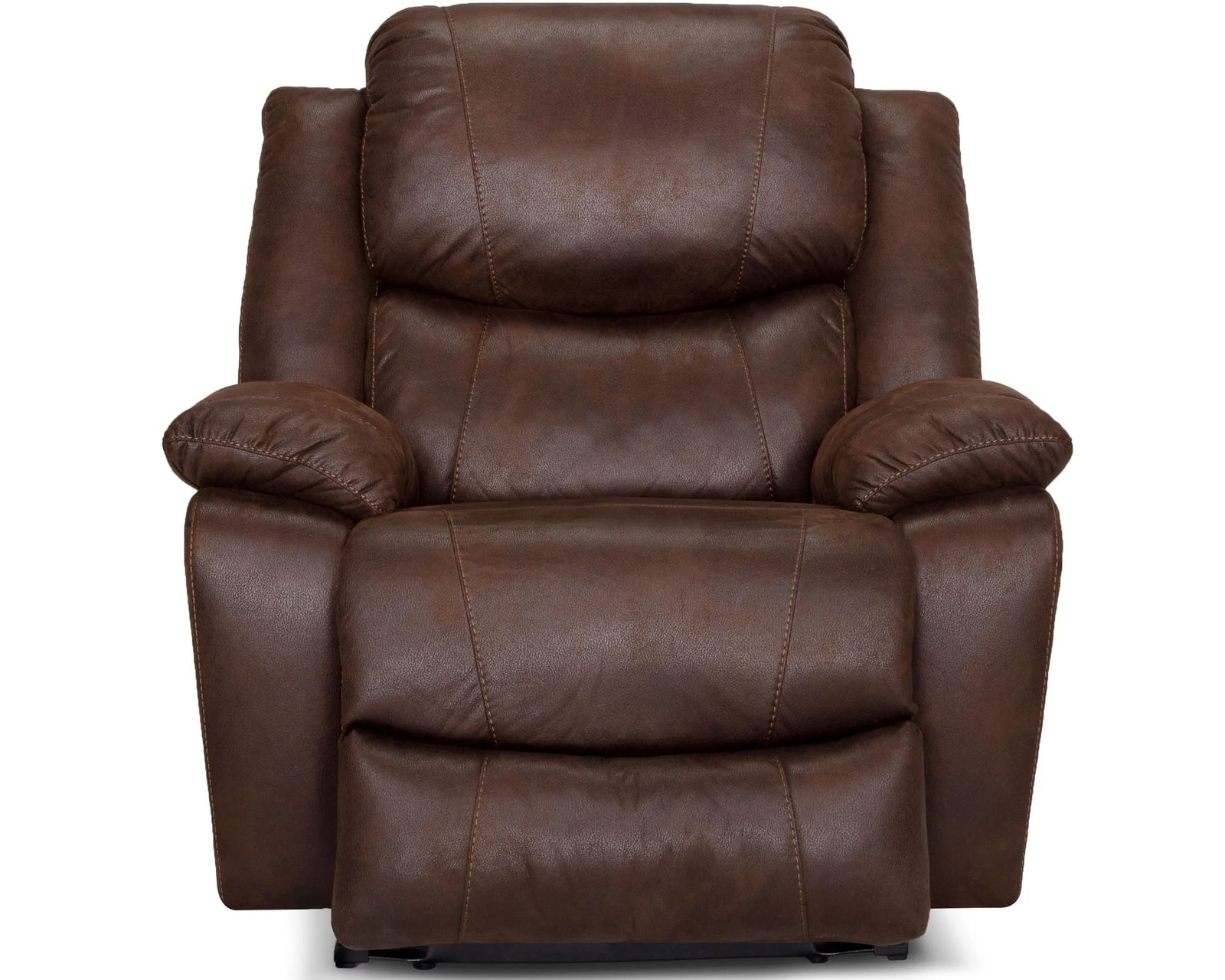 Caesar 9534 500 lb. Oversized Big Man's Rocker Recliner Brown  (Commanding Size. Heavy-Duty Strength. Built for 500 lbs)
