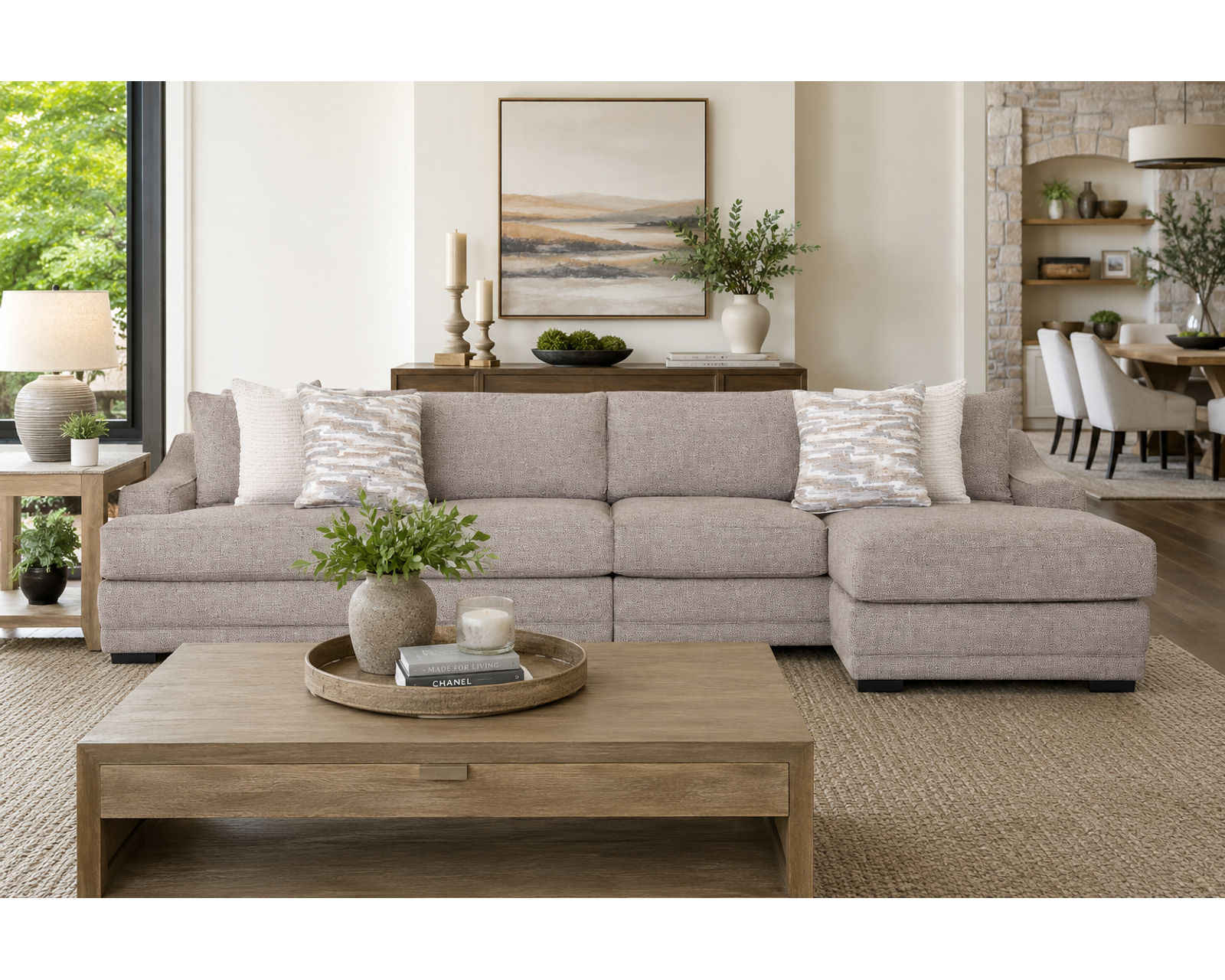 Florence 893 Modular Sectional (One Sectional. Two Chaise Options. Designed to Fit the Way You Live) - Designer-Curated Rooms Made Easy.
