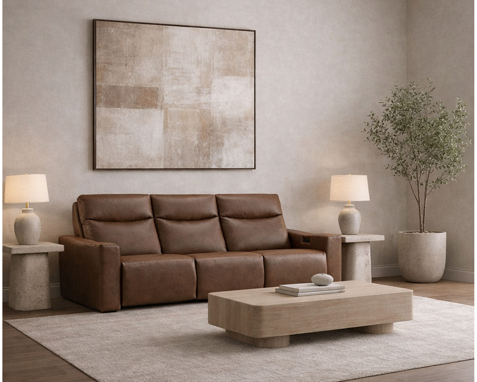 Fabian Dual Power Reclining Sofa — Available in Standard & Wide Cushions, 140+ Leather Options, and 79", 84", or 111" Widths - Designed for Comfort. Built for Life. Priced for You.
