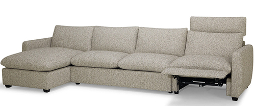 Layout Q: Three Piece Reclining Sectional 64" x 137"