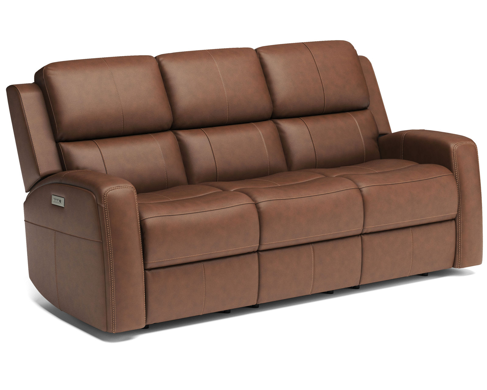 Linden Leather Power Reclining Sofa with Power Headrests and Lumbar (946-72) ZERO GRAVITY - In stock