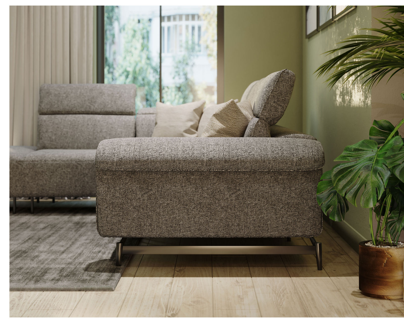 Leggiadro C143 Stationary Sectional (+40 fabrics)