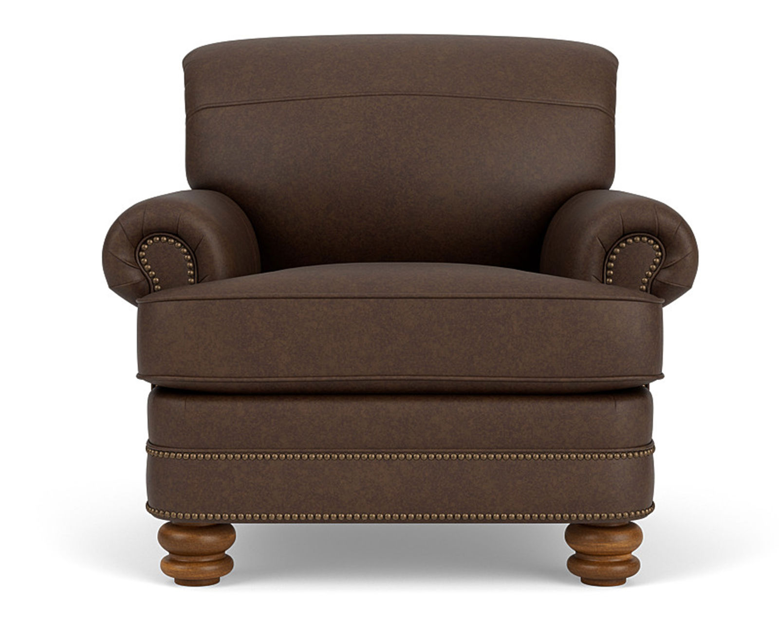 Bay Bridge 3790 Nailhead Chair (+50 leathers) 85" - Bay Bridge Leather Nailhead Chair
