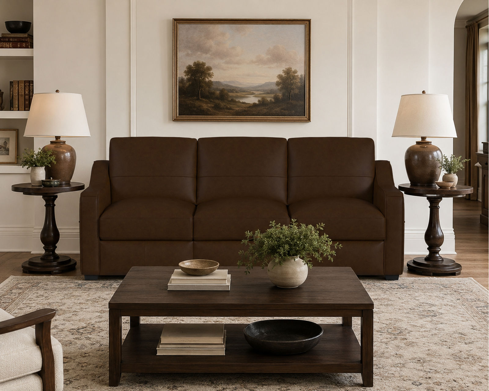 Hudson 98" Leather Sofa (2 leather colors) - Built Better. Sitting Smarter.