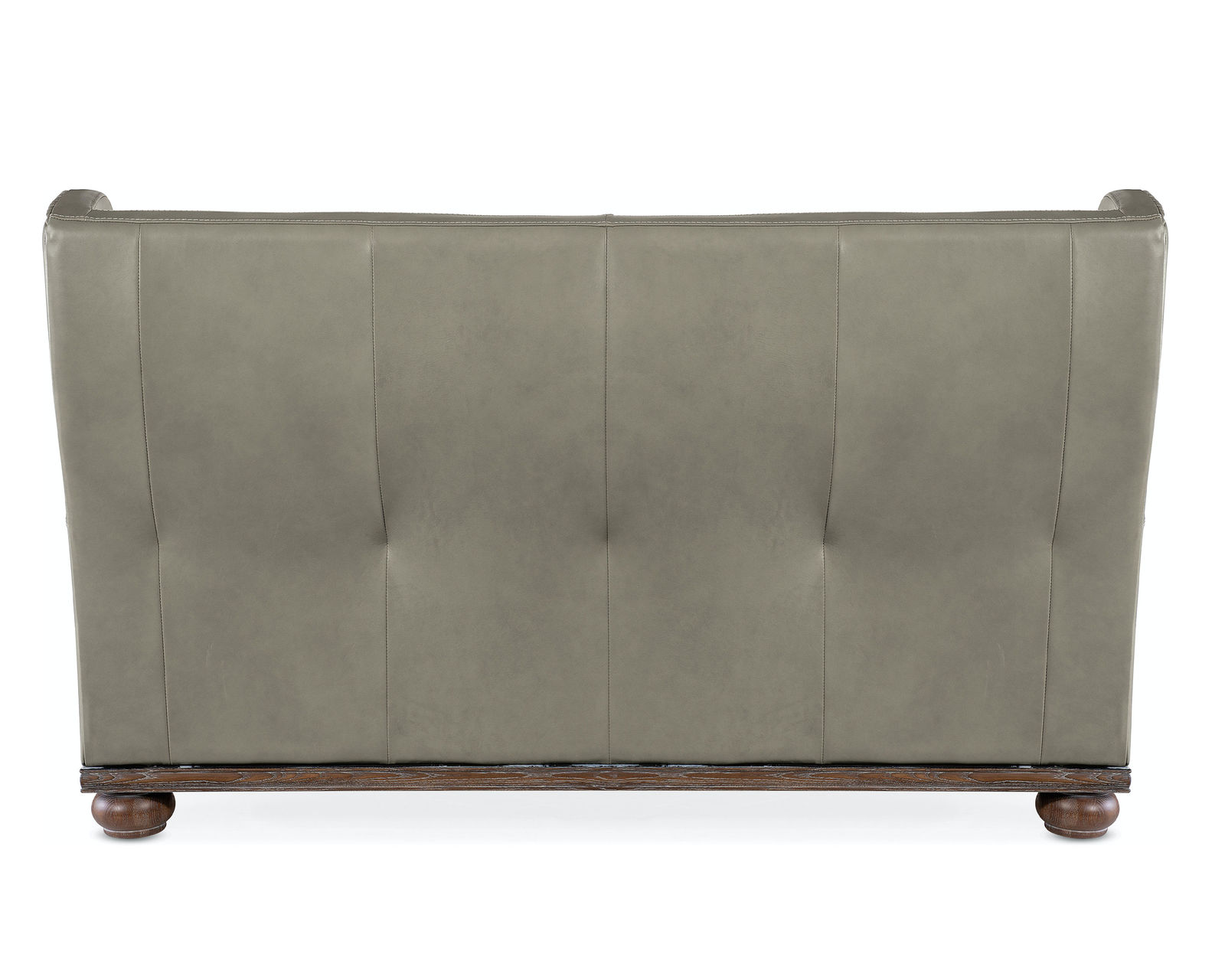 William 96" Leather Sofa (Gray Leather) - Sofa is covered in the semi-aniline top-grain leather Derrick Gray.