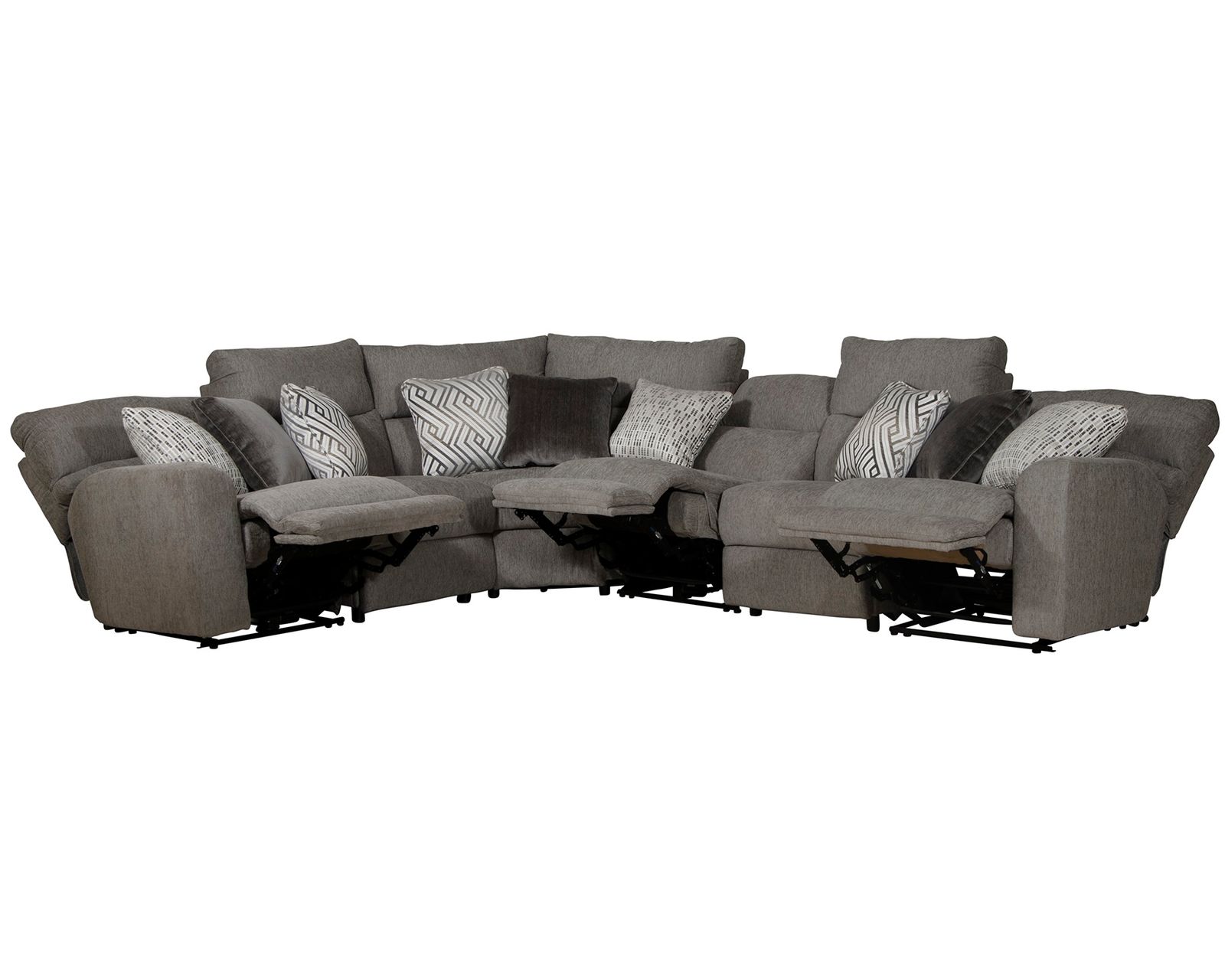 Sydney Modular Reclining Sectional with Power Recline Chaise (includes pillows) - Luxury Comfort. Everyday Value.