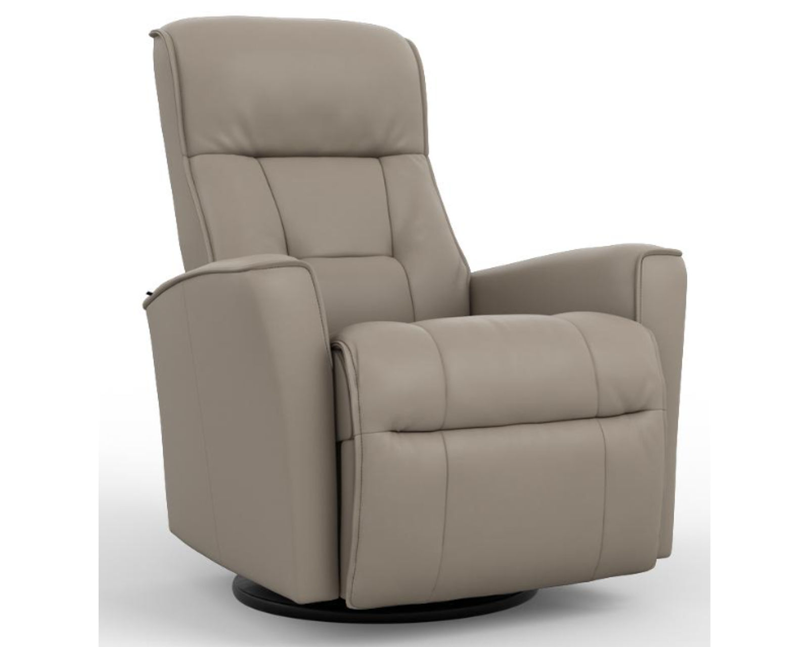 Harstad Power Swivel Glider Relaxer Recliner Fog (In stock - Fast shipping)