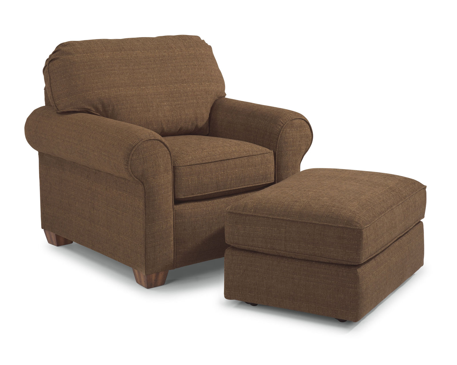 Vail  7305 Conversation Sofa (+100 fabrics) 107" - Vail Chair and Ottoman