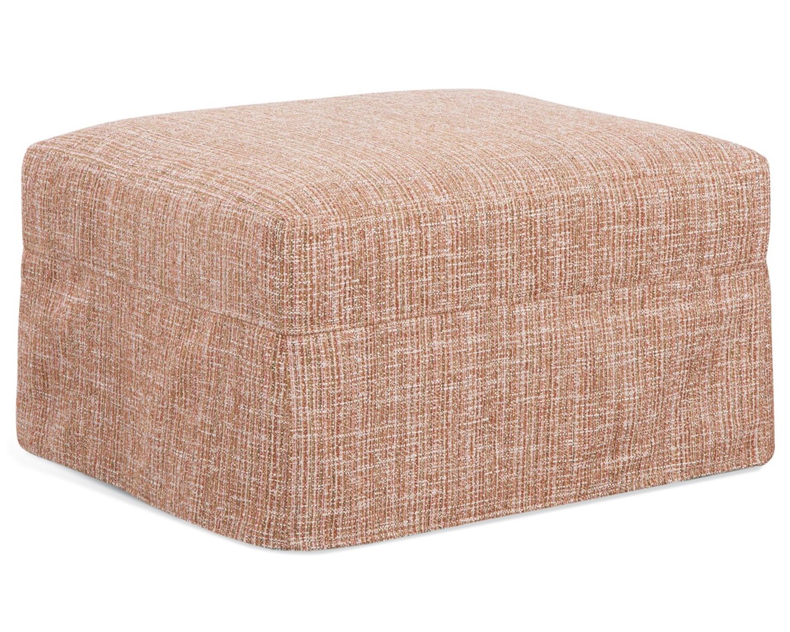 Pandora 91" Slipcover Sofa Tan (+69 fabrics) - Pandora 24" x 30" Slipcover Ottoman