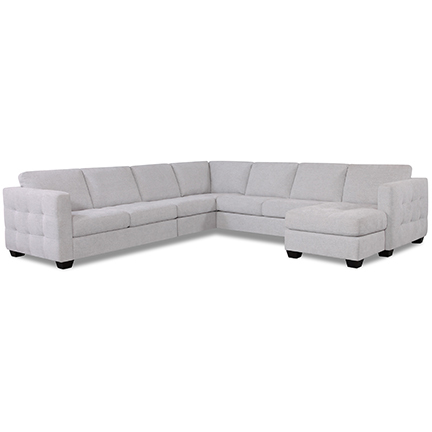 Layout M: Five Piece Sectional 128" x 122" x 91" 