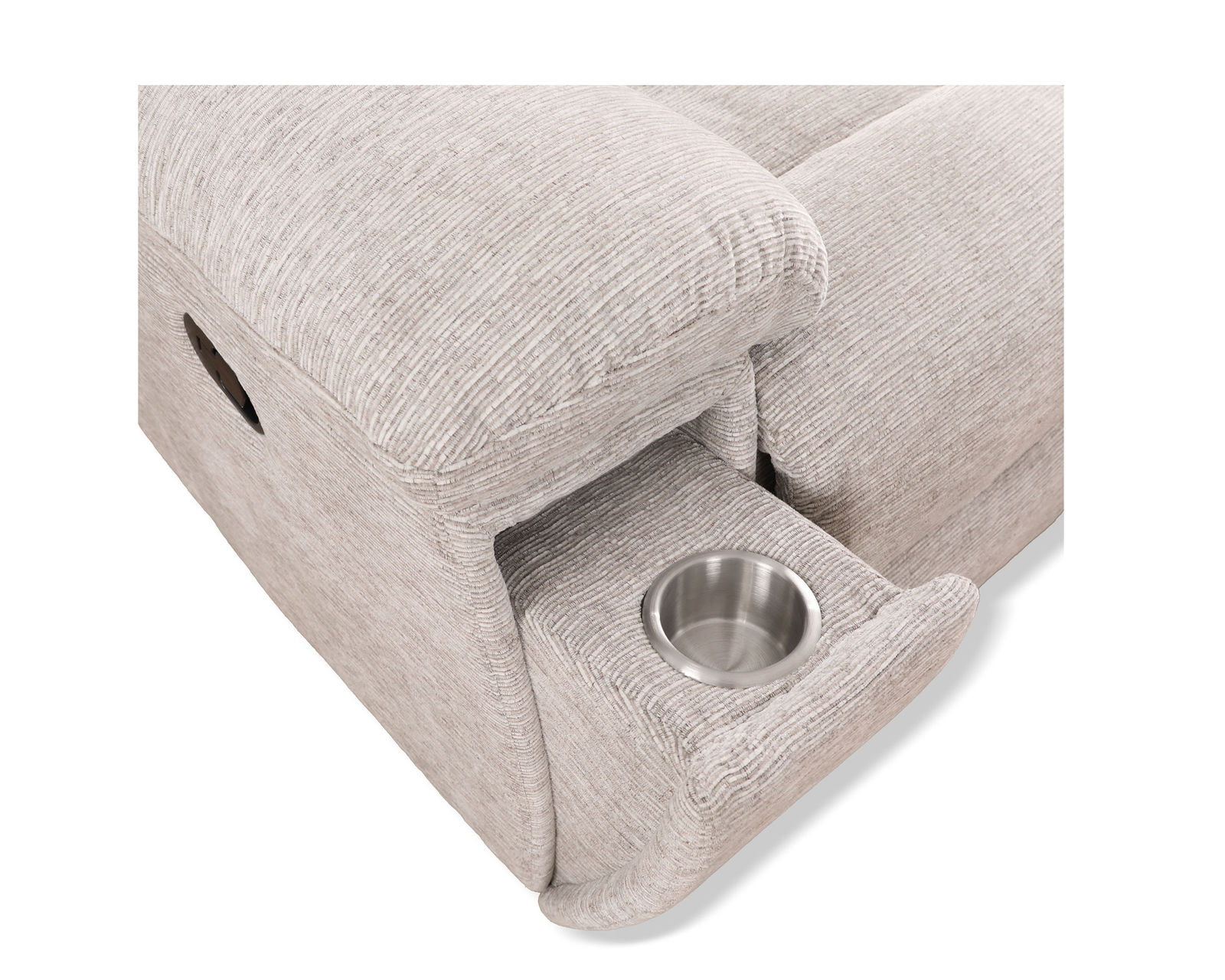 Buster Dual Reclining 90" Sofa (In stock - Fast shipping) - Includes cupholders built into the sofa arms