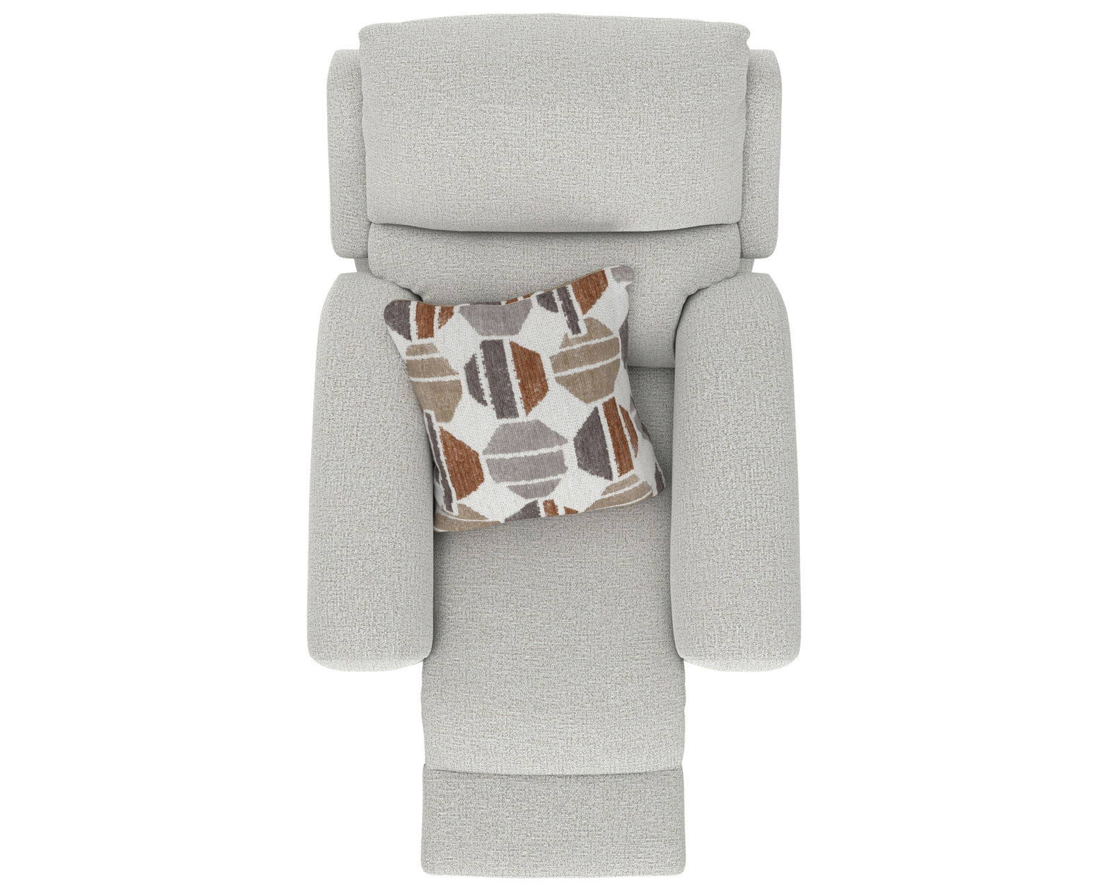 Kellen 113 Ecru Reclining Sofa - 86" (+2 colors) includes pillows - Kellen Lay Flat Glider Recliner