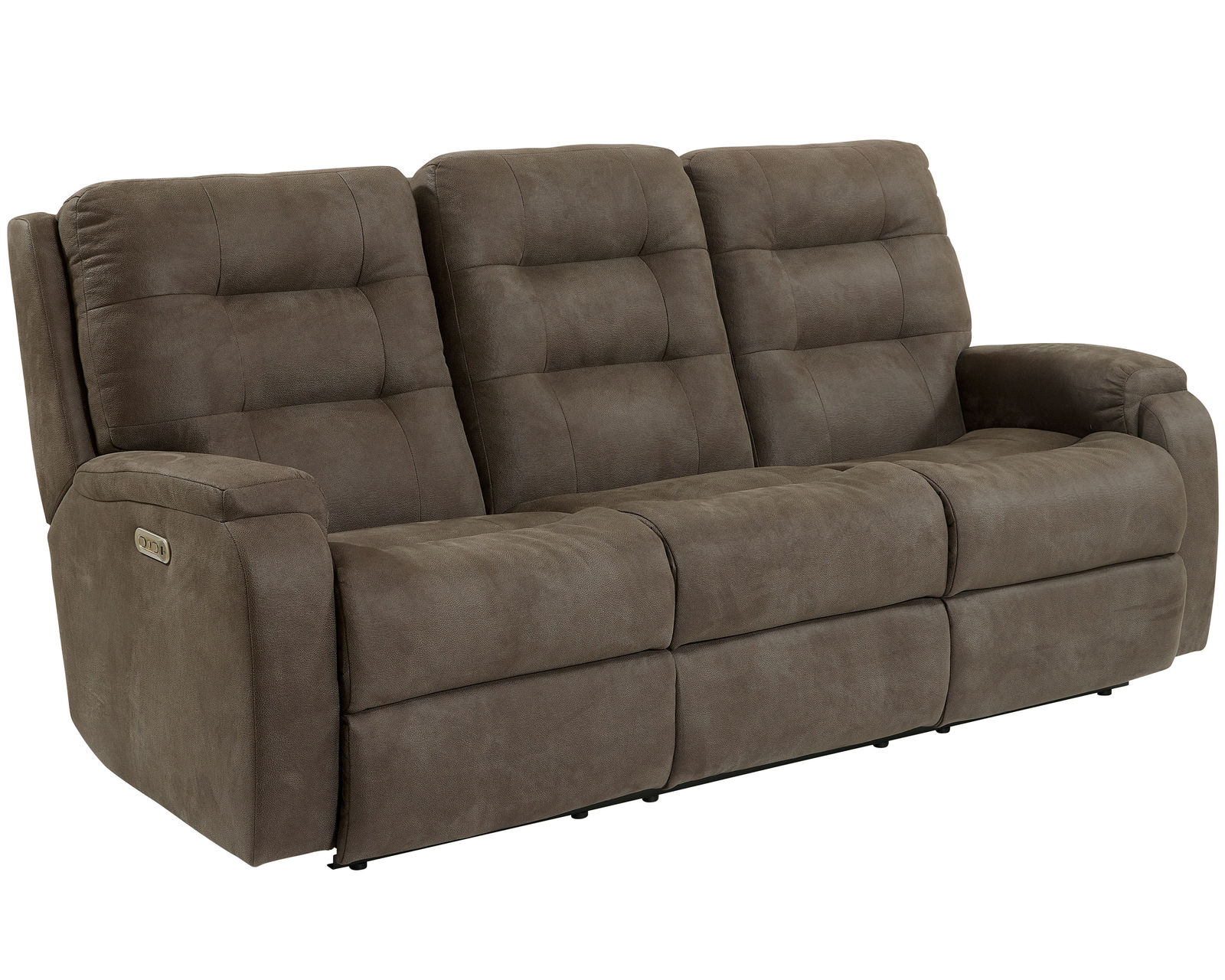 Arlo 87" Reclining Sofa (Colors Available) - Handle-activated recline system on the side of both arms allows you to manually adjust between sitting and reclining