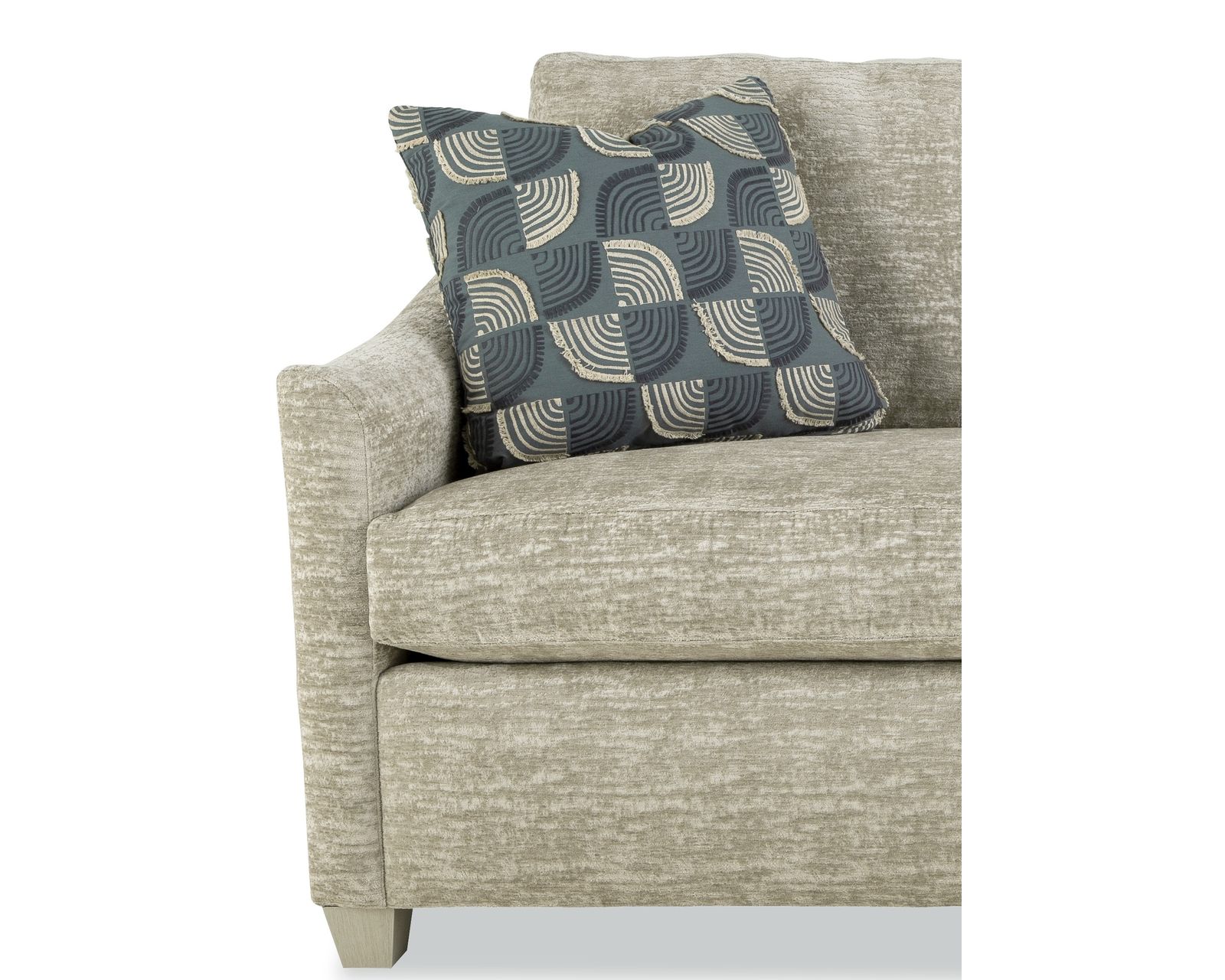 Rockwell 7529 Bench Seat Sofa (89") +100 performance fabrics - Modern Styling