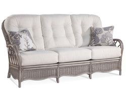 Everglade 76" Rattan Sofa White (+28 finishes - 69 fabrics)