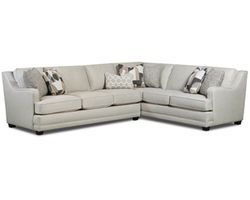 Gold Rush Antique Two Piece Sectional (Includes pillows) 126" x 96"