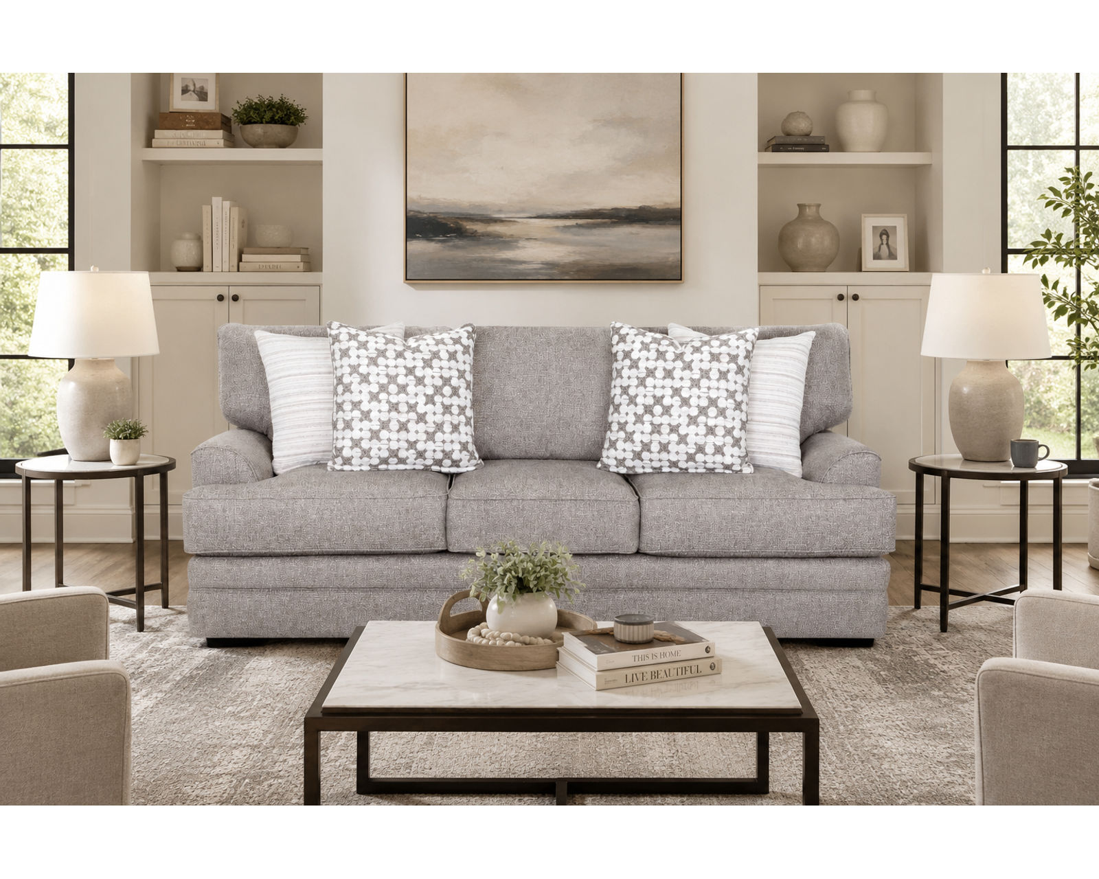 Ashton 93" Sofa (Tailored Style. Sink-In Comfort. Made for Everyday Living.) - Luxury Looks. Beautiful Rooms. Surprisingly Affordable.