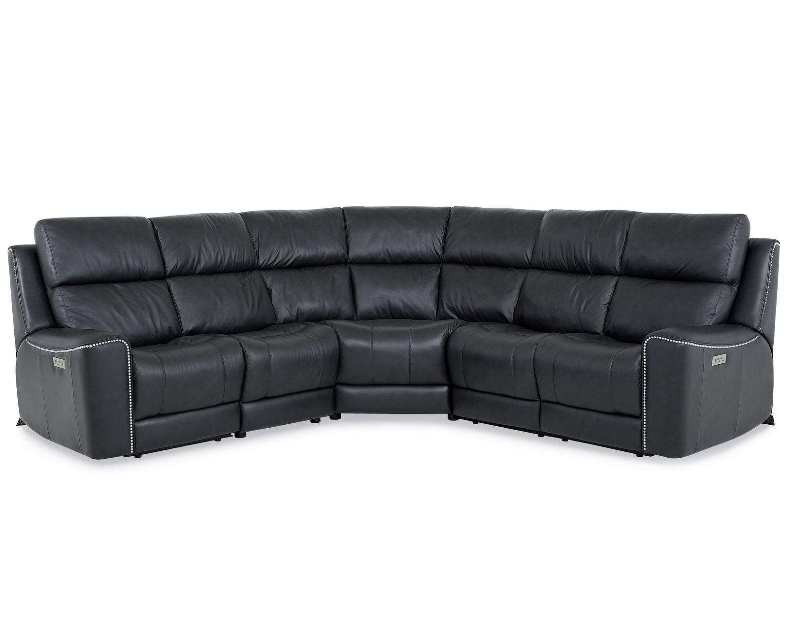 Hastings 41068 Power Headrest Power Reclining Sectional (+50 fabrics) - Layout A: Five Piece Sectional 109" x 109"