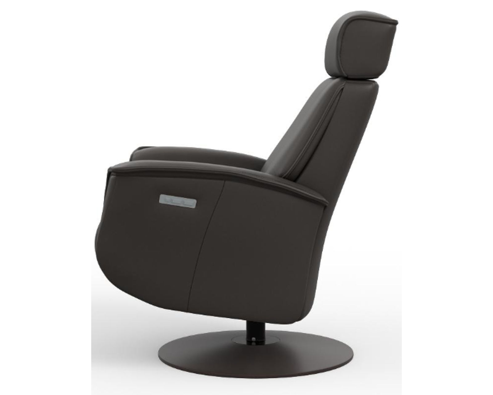 Bo Cordless Dual Power Leather Recliner Slate (2 Sizes) In stock - Fast shipping - Bo Cordless Dual Power Leather Recliner Slate (2 Sizes) In stock - Fast shipping