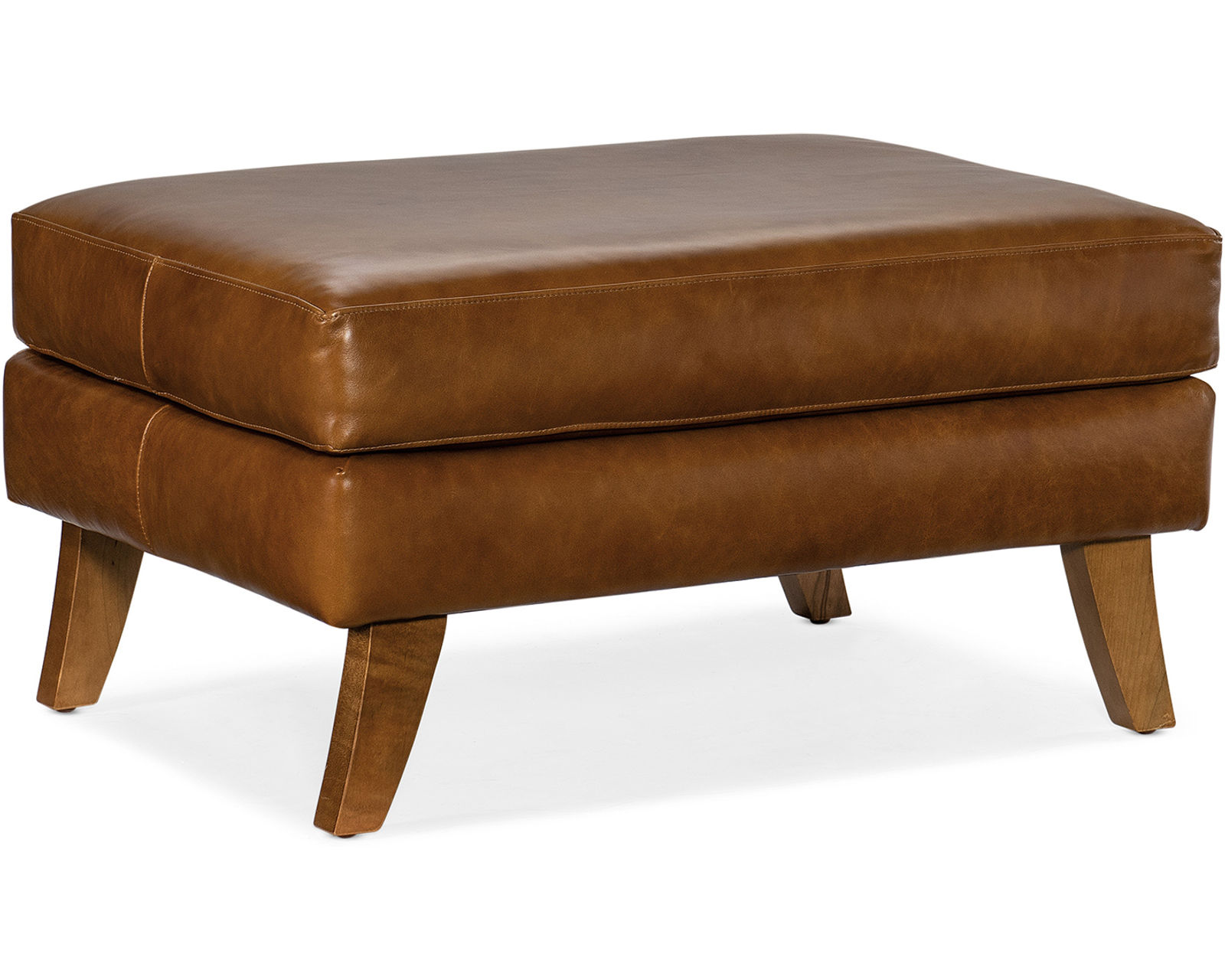 Bradington Young Alora 745 Sofa (12 leathers) 8-Way Hand Tie - Alora 23" x 31" Ottoman