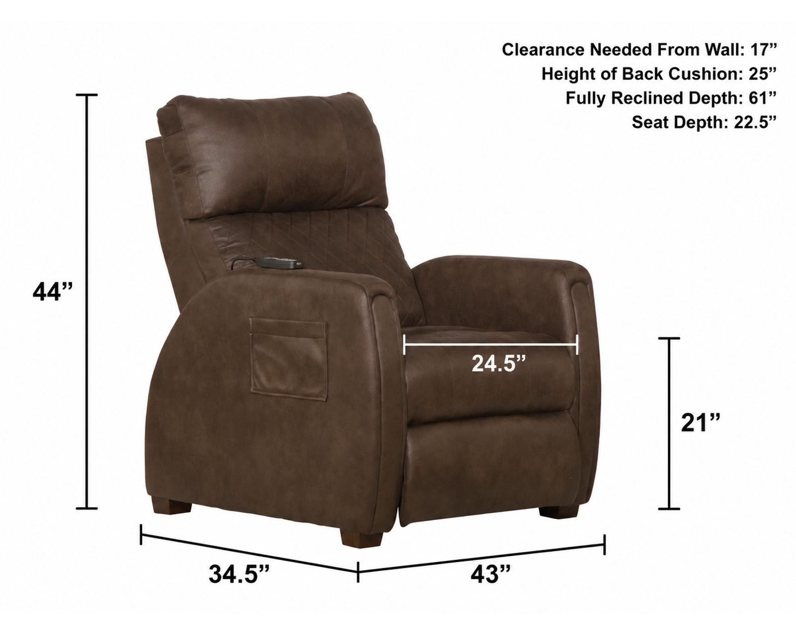 Relaxer Power Headrest Power Recliner with CR3 Massage, Heat, Power Lumbar & Zero Gravity Loaded with Wellness Technology (two colors) - Lay Flat. Let Go. Dream On.