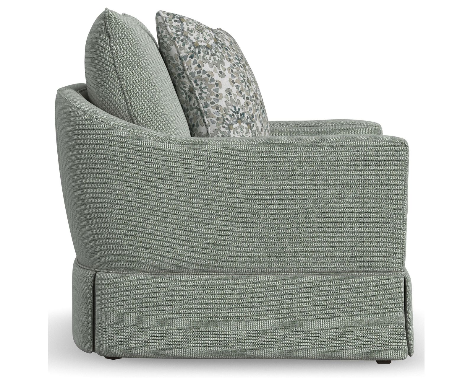 Eleanora 7572 Skirted Accent Chair (+100 fabrics) - Eleanora Skirted Accent Chair