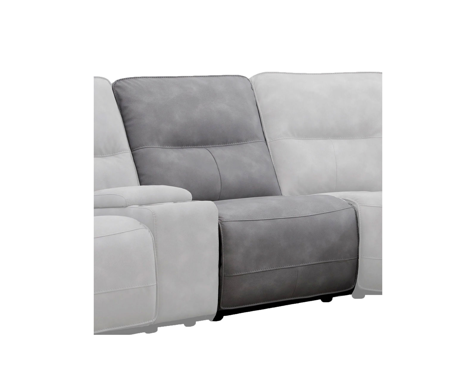 Gladiator Zero Gravity Power Headrest Power Reclining Sectional Sky (In stock - Fast shipping) - Gladiator Armless Recliner