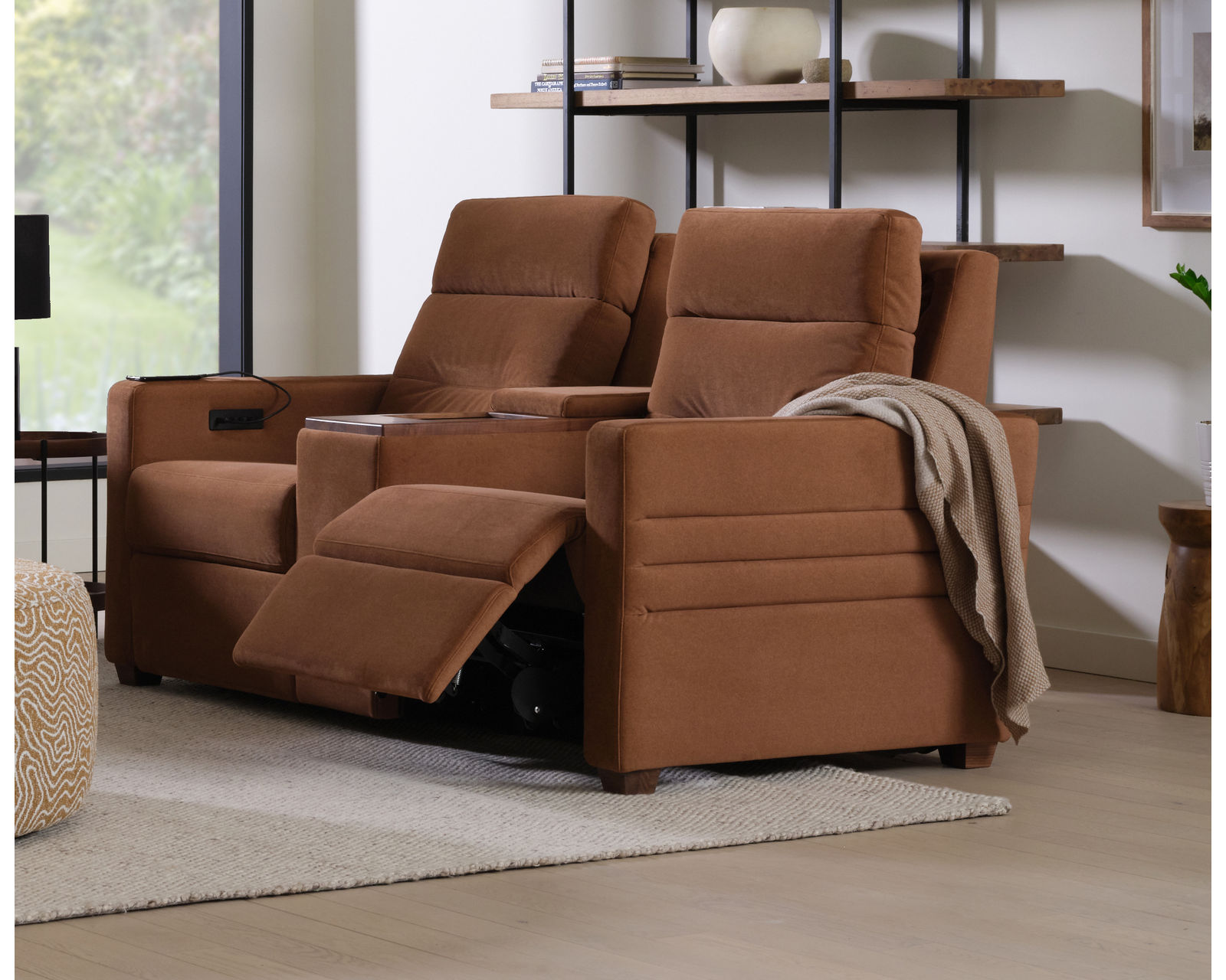 Reece 40109 Triple Power Reclining Sofa (81") +100 leathers