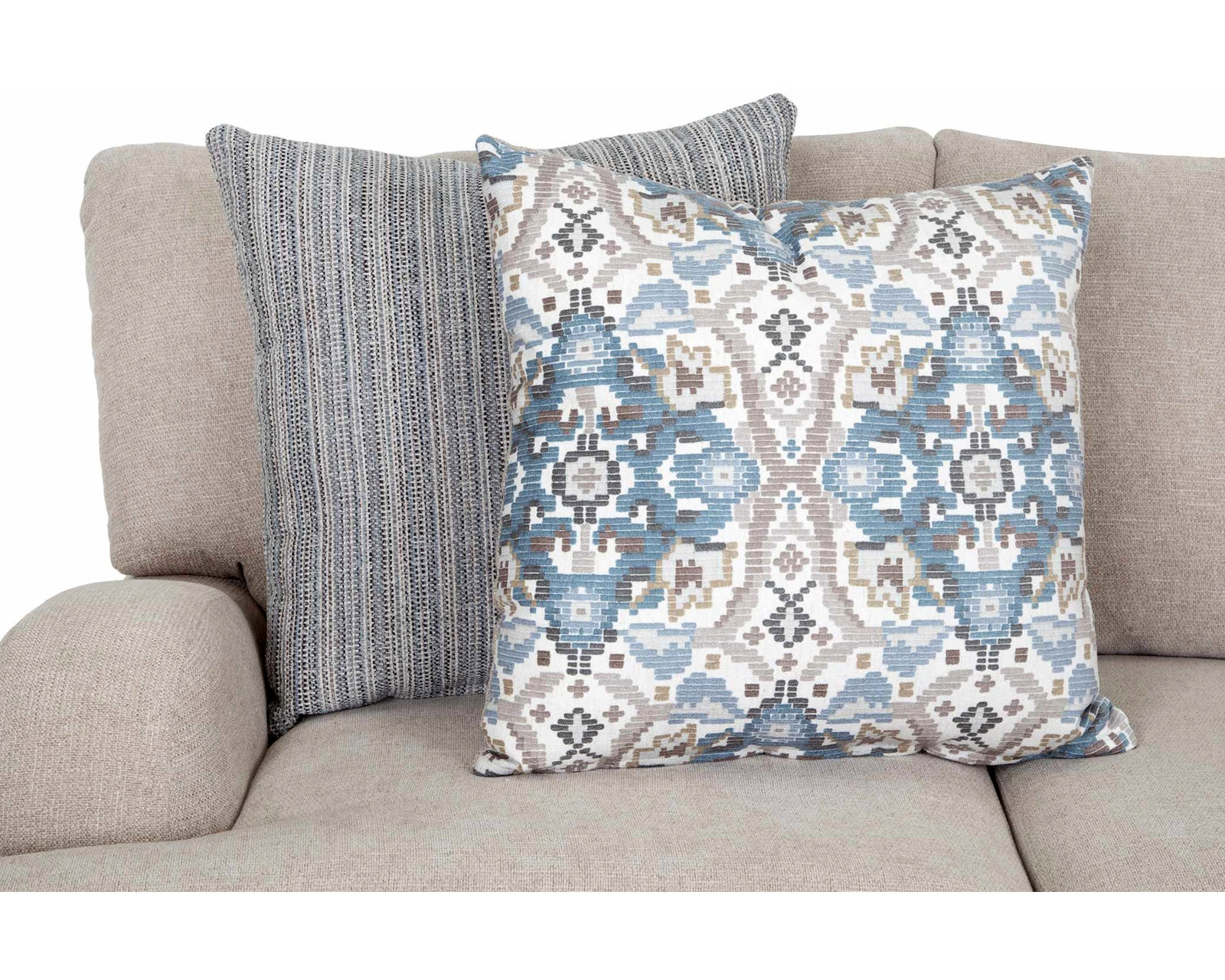 Nori 93" Sofa (Light, Relaxed Style. Comfort Made for Everyday Living) - Includes All Decorative Throw Pillows