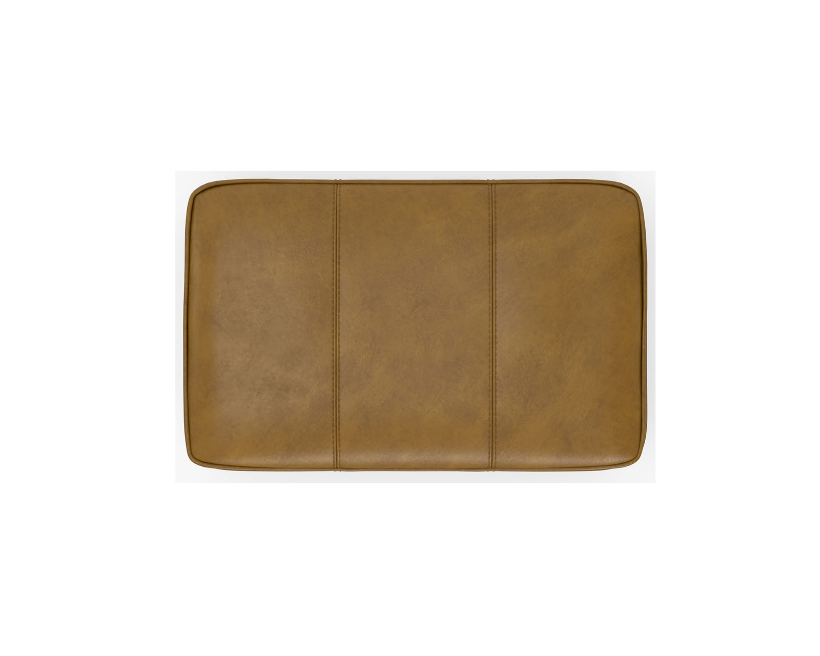 Corvara 91" Top Grain Leather Sofa (includes fabric pillows) - Corvara Ottoman
