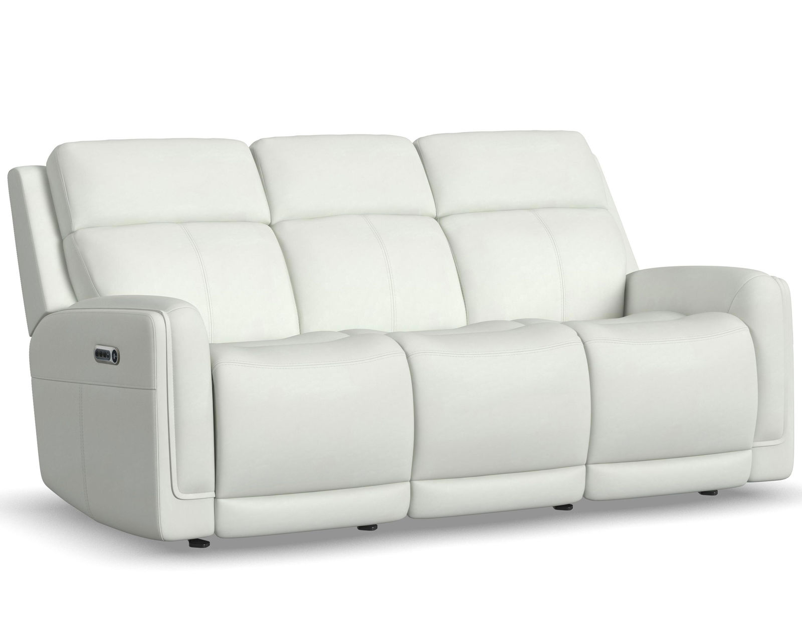 Alister 82" Leather Power Gliding Sofa with Power Headrests & Lumbar (+3 colors) in stock