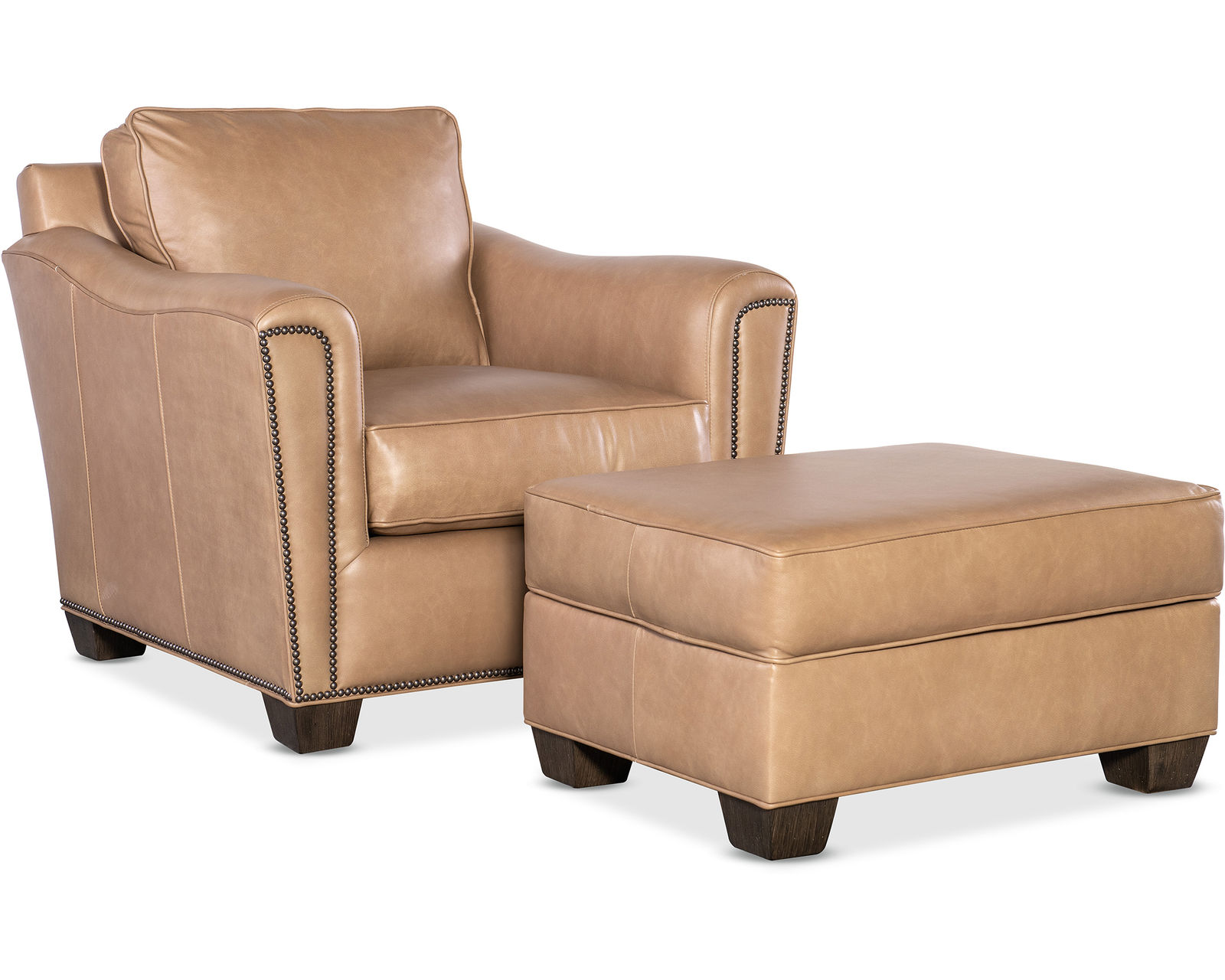 Bradington Young Lennon 732 Sofa (12 leathers) 8-Way Hand Tie - Lennon Stationary Chair 8-Way Hand Tie