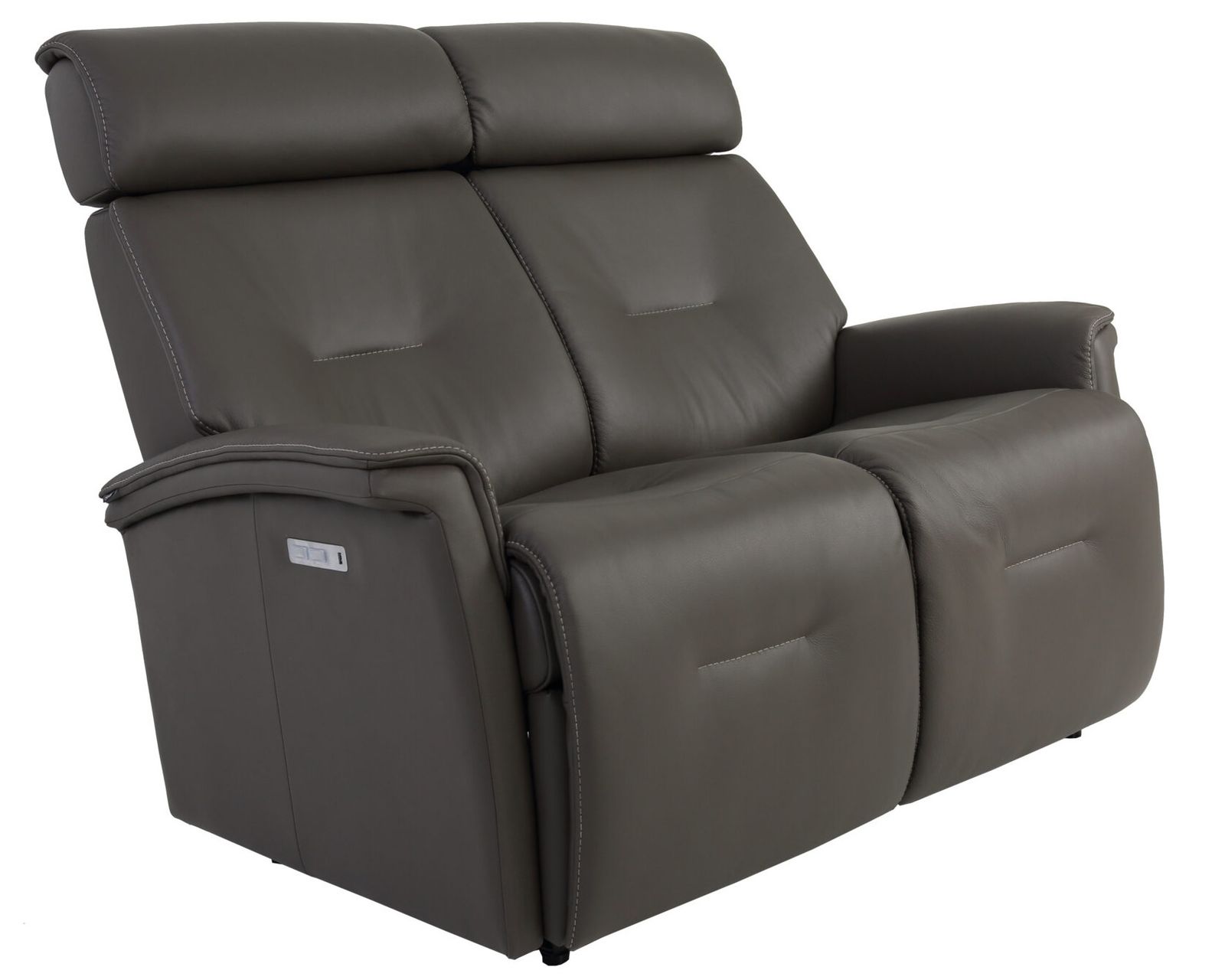 Rome 78" Leather Power Reclining Wall Saver Sofa (+38 leathers) - Rome Power Dual Reclining Wallsaver Loveseat