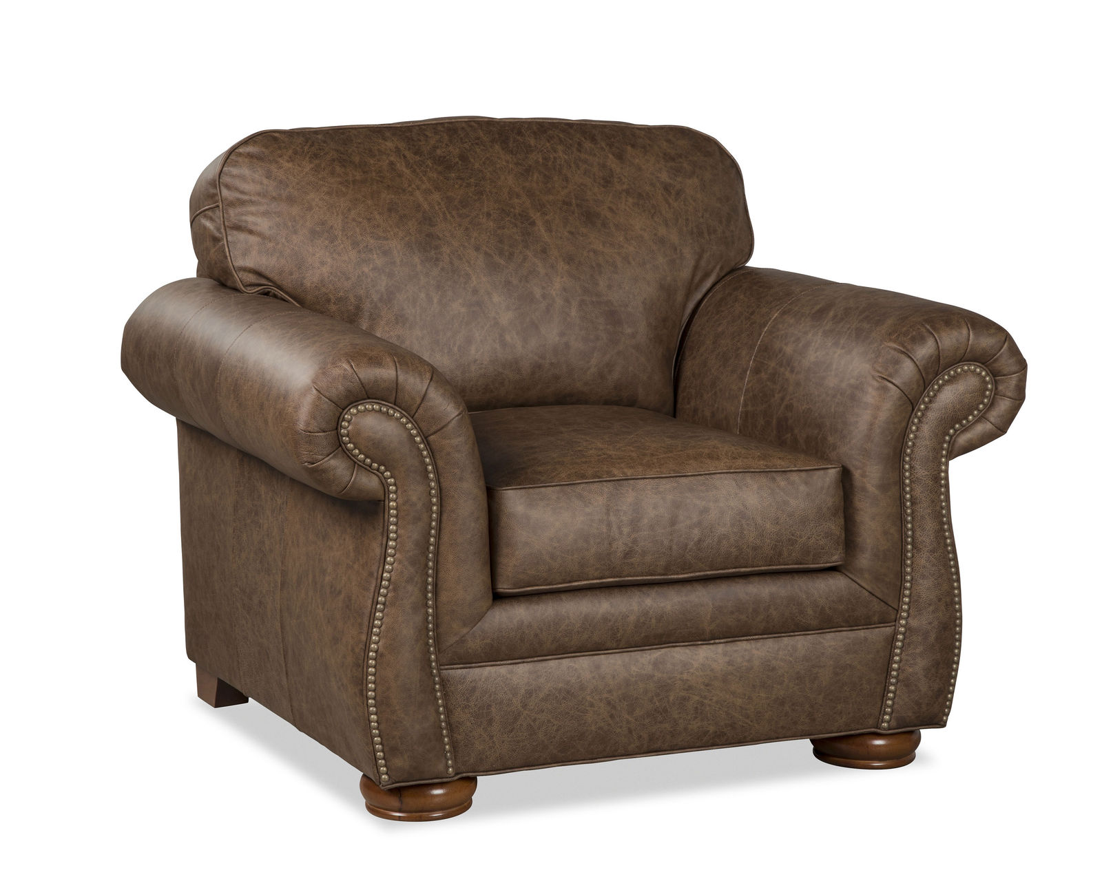 Laredo Top Grain Leather 92" Sofa (Leather choices) - Laredo Leather Chair