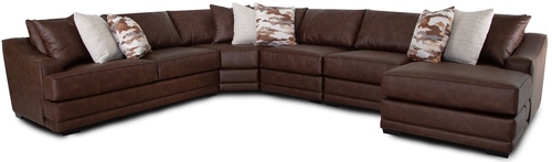 Layout F: Four Piece Sectional 173" x 173" x 62.5"