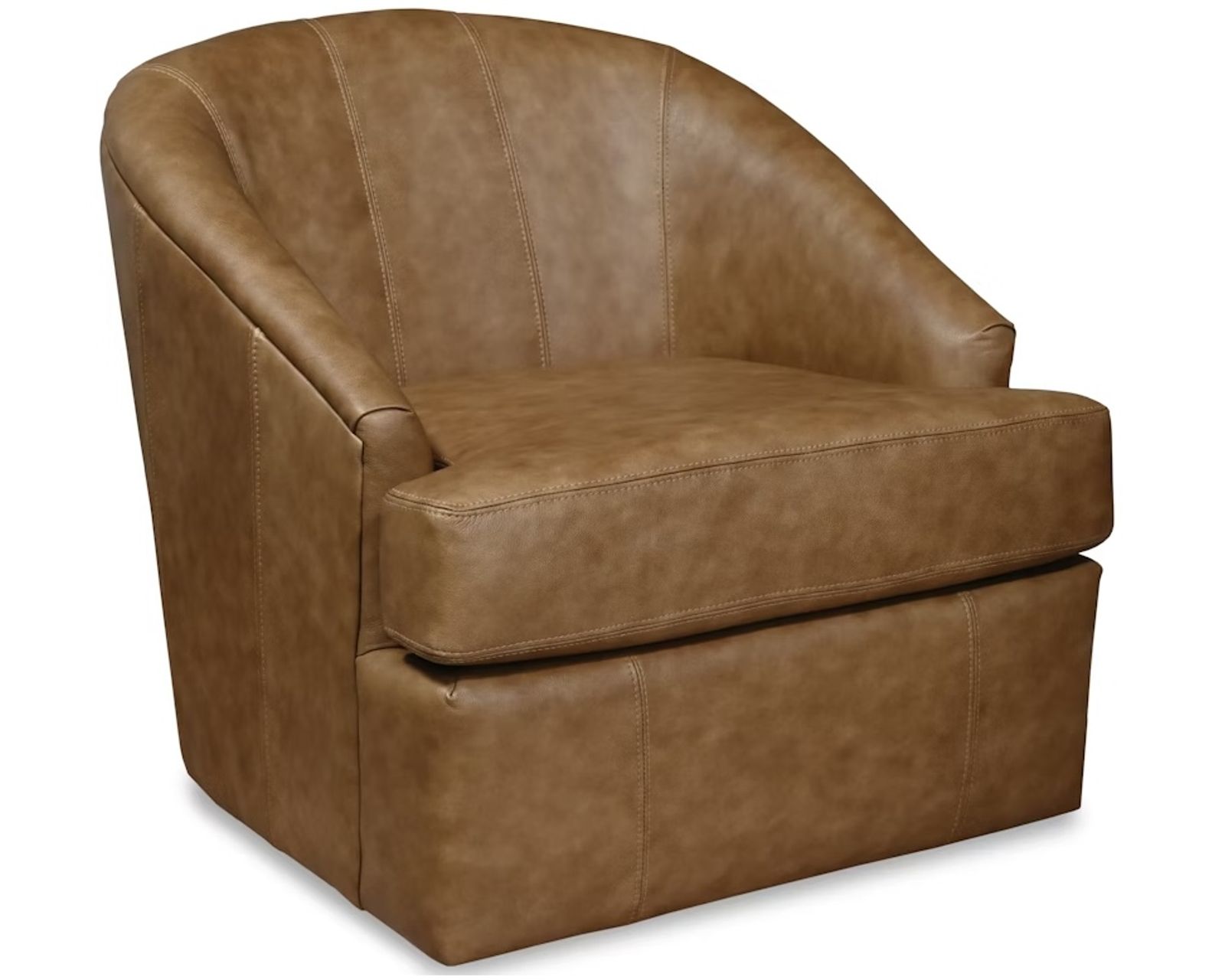 Julien 5J00 Leather Swivel Chair (29 Top-Grain Leather Choices)