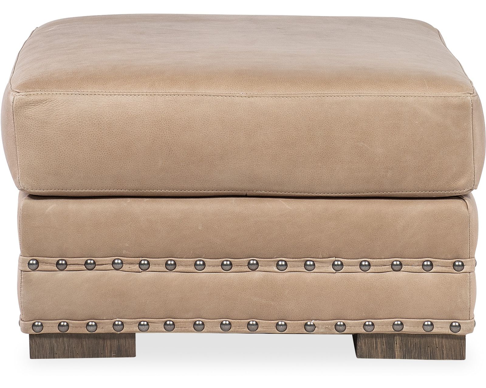 Bradington Young Kempton 631 Sofa (12 leathers) 8-Way Hand Tie - Kempton 25" x 34" Ottoman