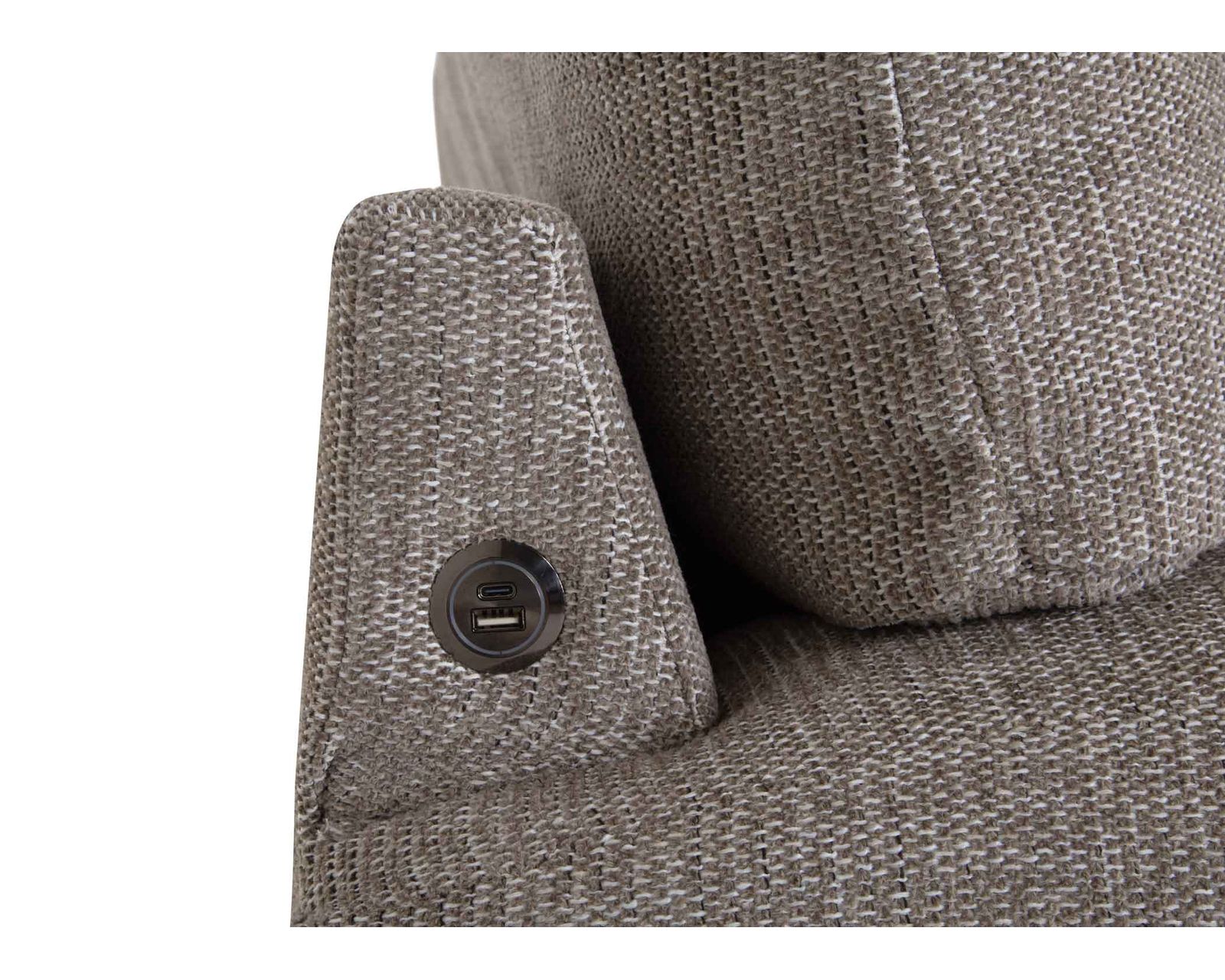 Sullivan 810 Modular Sectional (Modern Comfort. Performance Fabric. Made for Real Life) - Includes USB Charging Ports