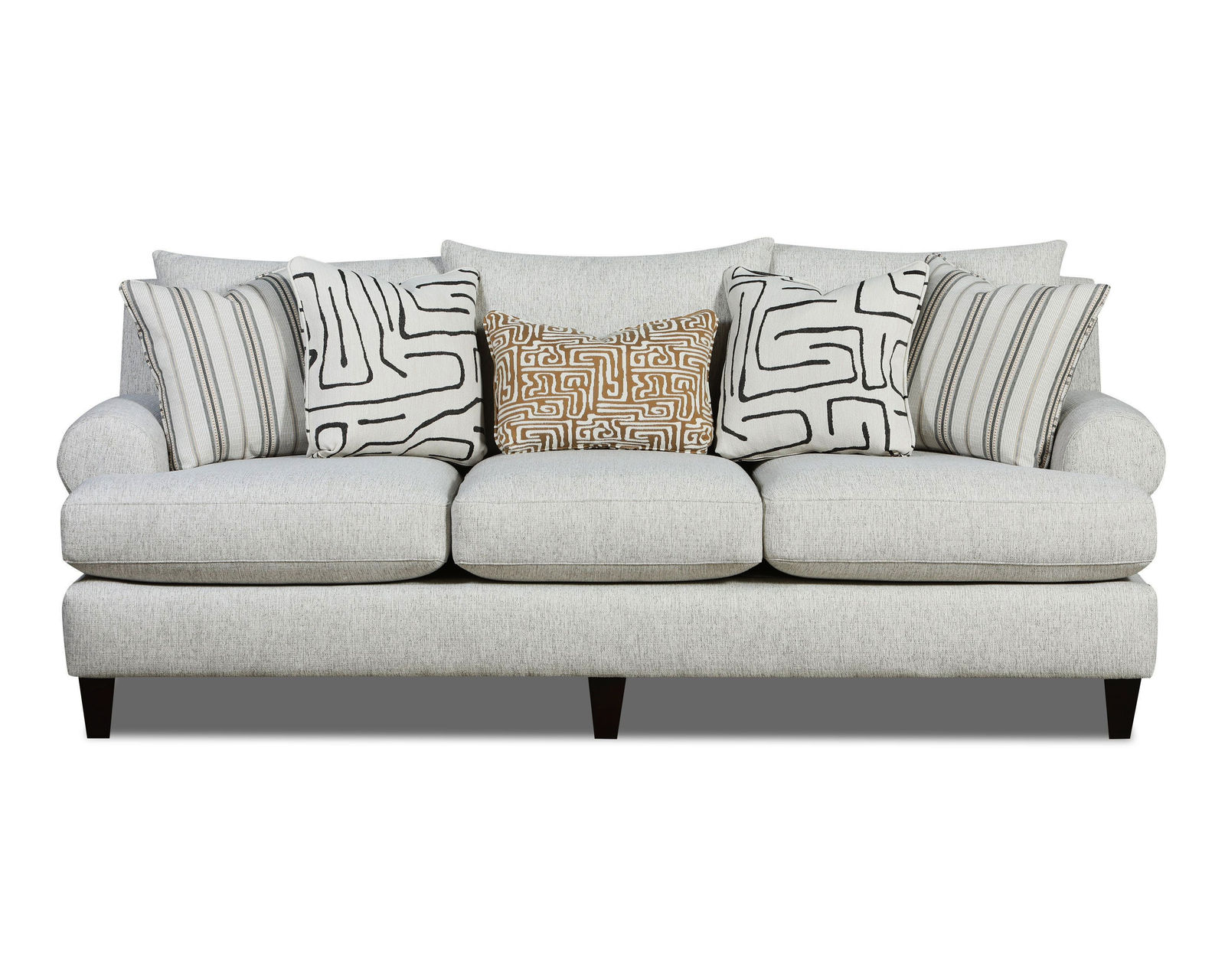 Durango Pewter 98" Sofa - 7005-00KP (includes pillows) - performance fabric