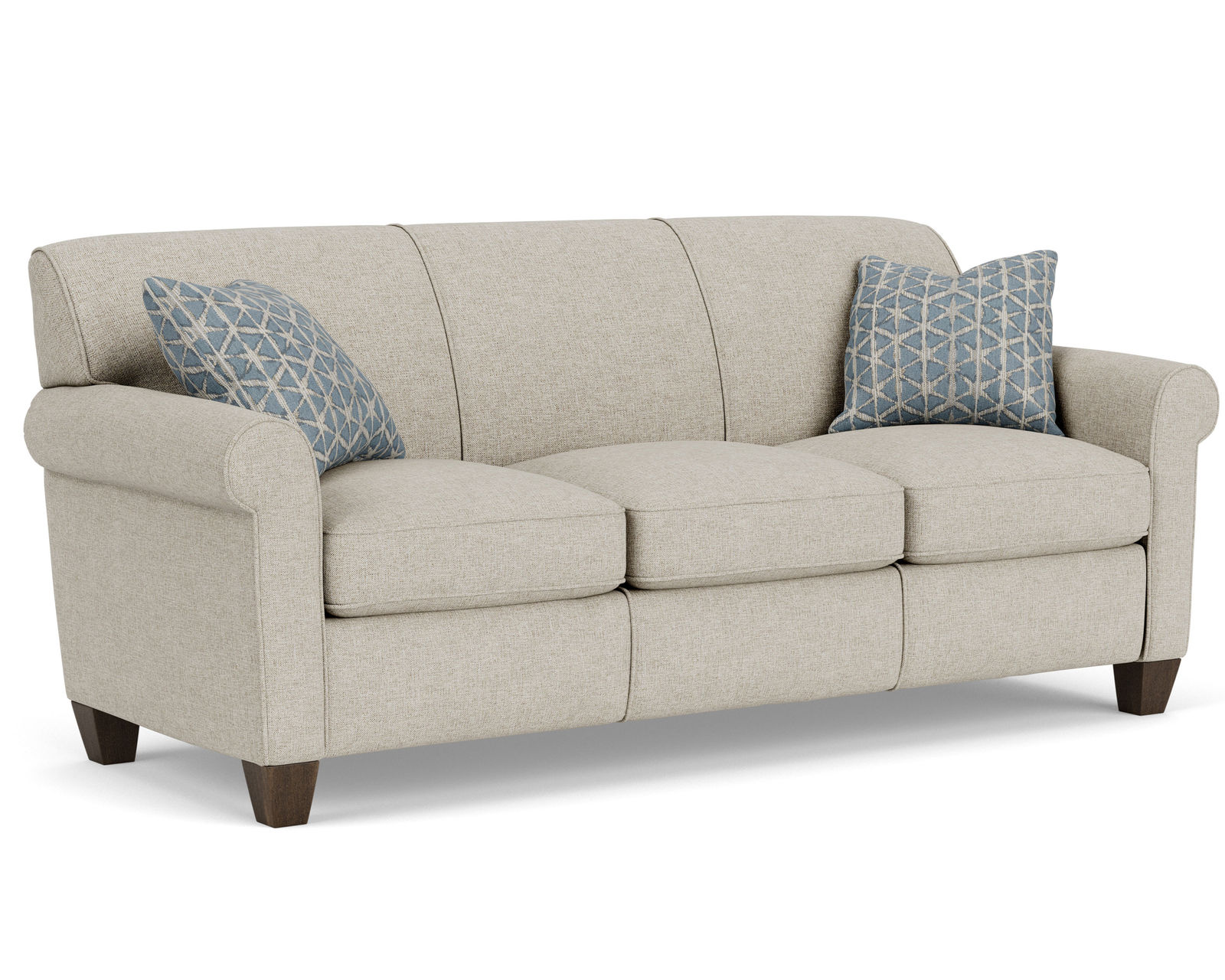 Dana 5990 Sofa (100+ fabrics) 82"  - Features the Flexsteel Blue Steel Seat Spring never needs replacing.