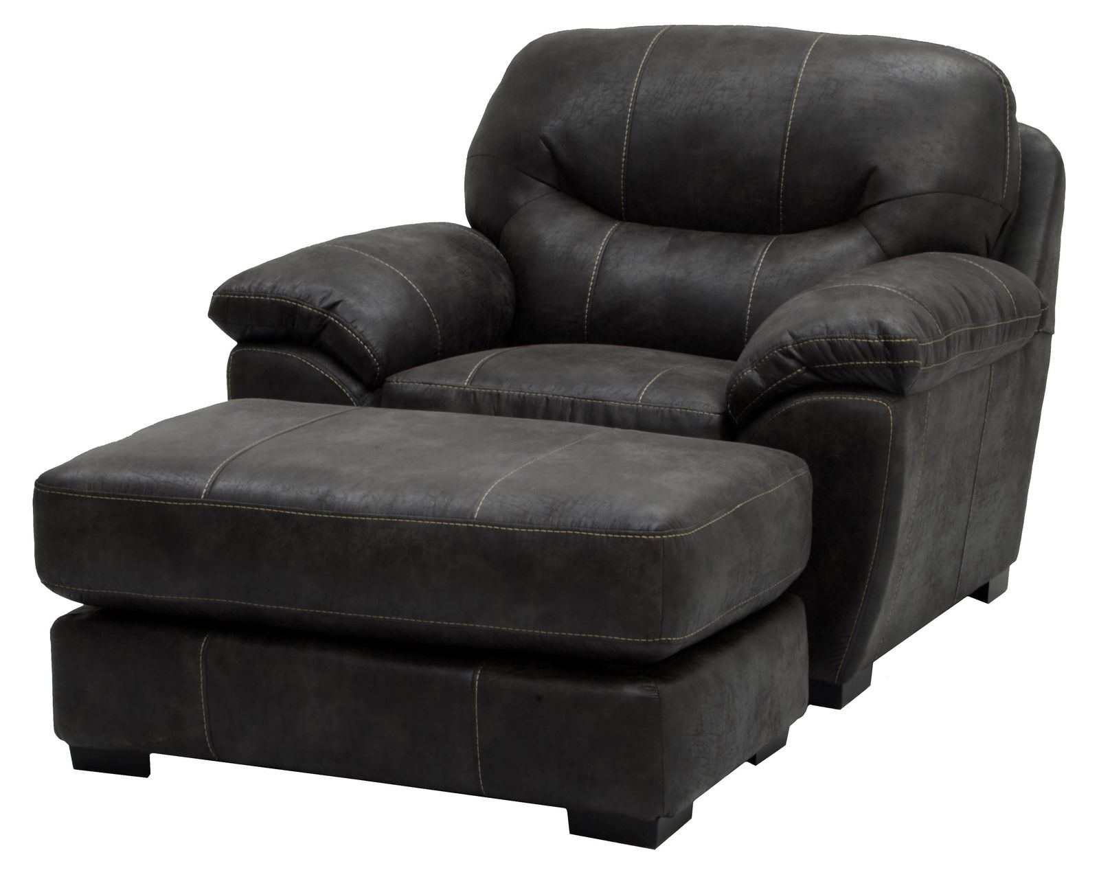 Grant 4453 Faux Leather Fabric 96" Sofa  - 2 colors