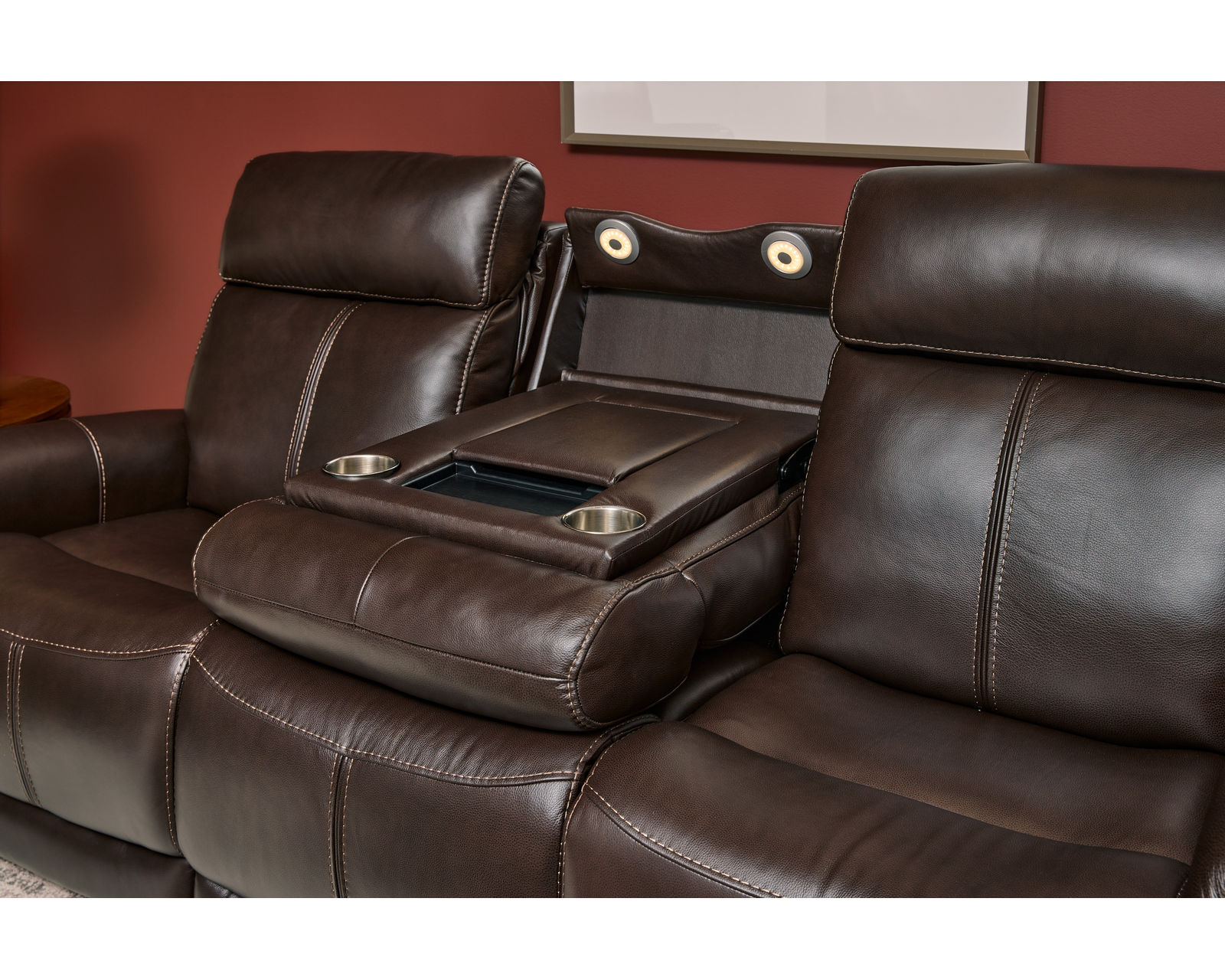 View 1524 Triple Power Reclining Console Loveseat (050-01) +3 colors - In stock - Image 27