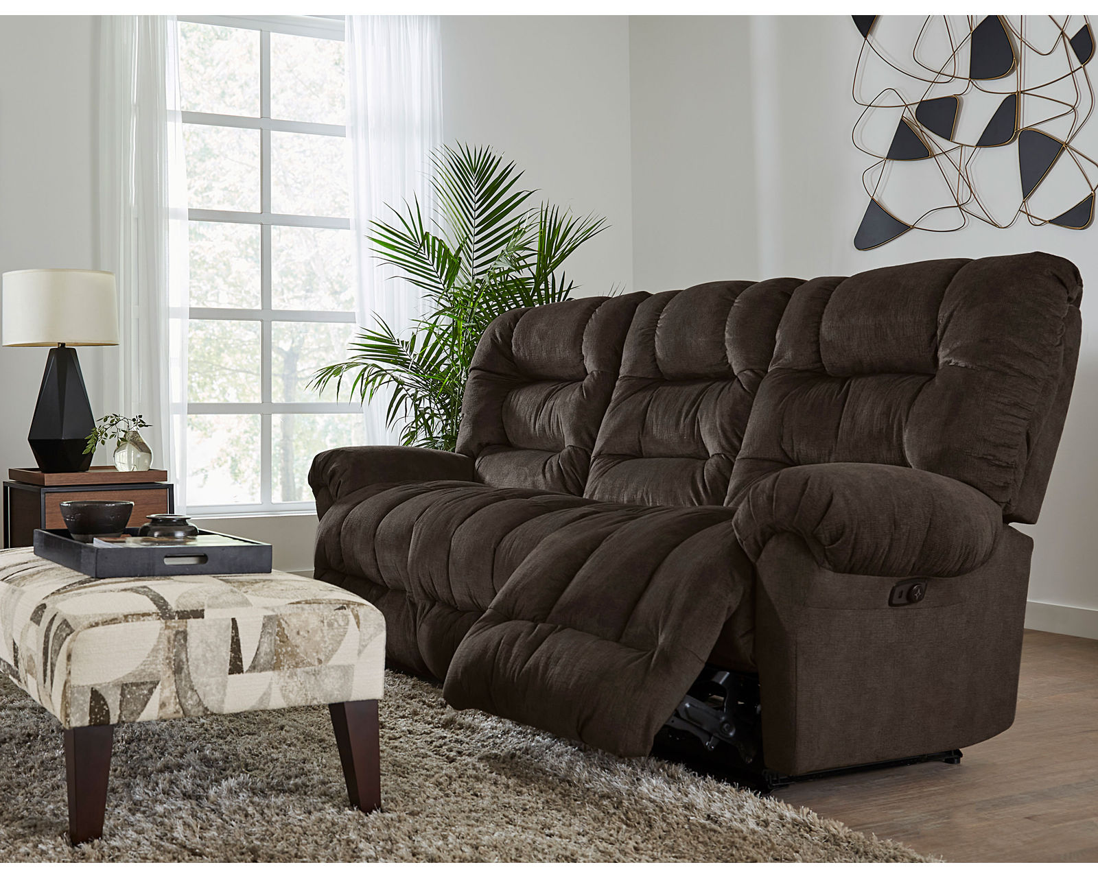 Seger Double Reclining Sofa (+100 fabrics) 92" - Image 8