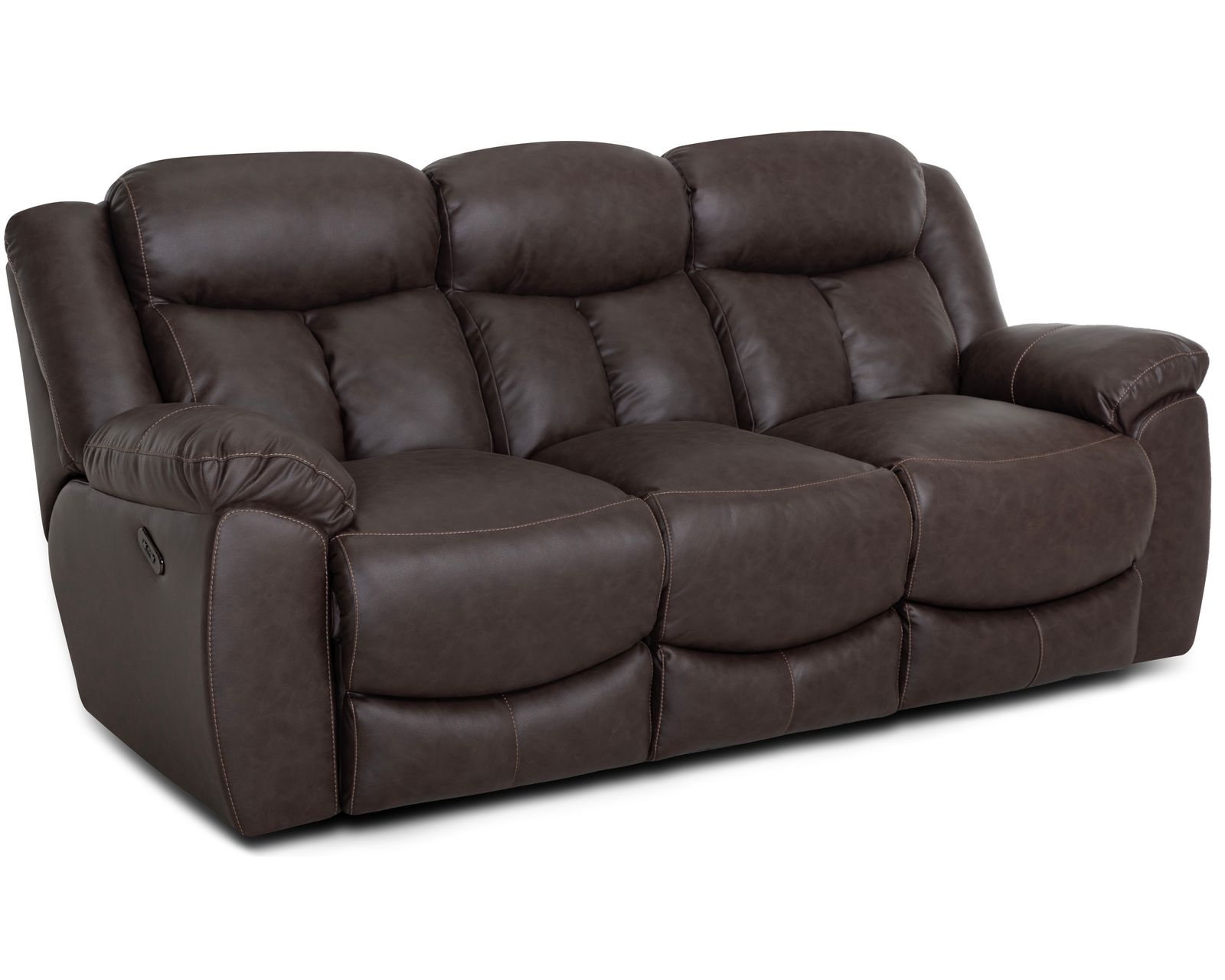 Warner 653 Reclining Sofa Coffee (90") - Image 3