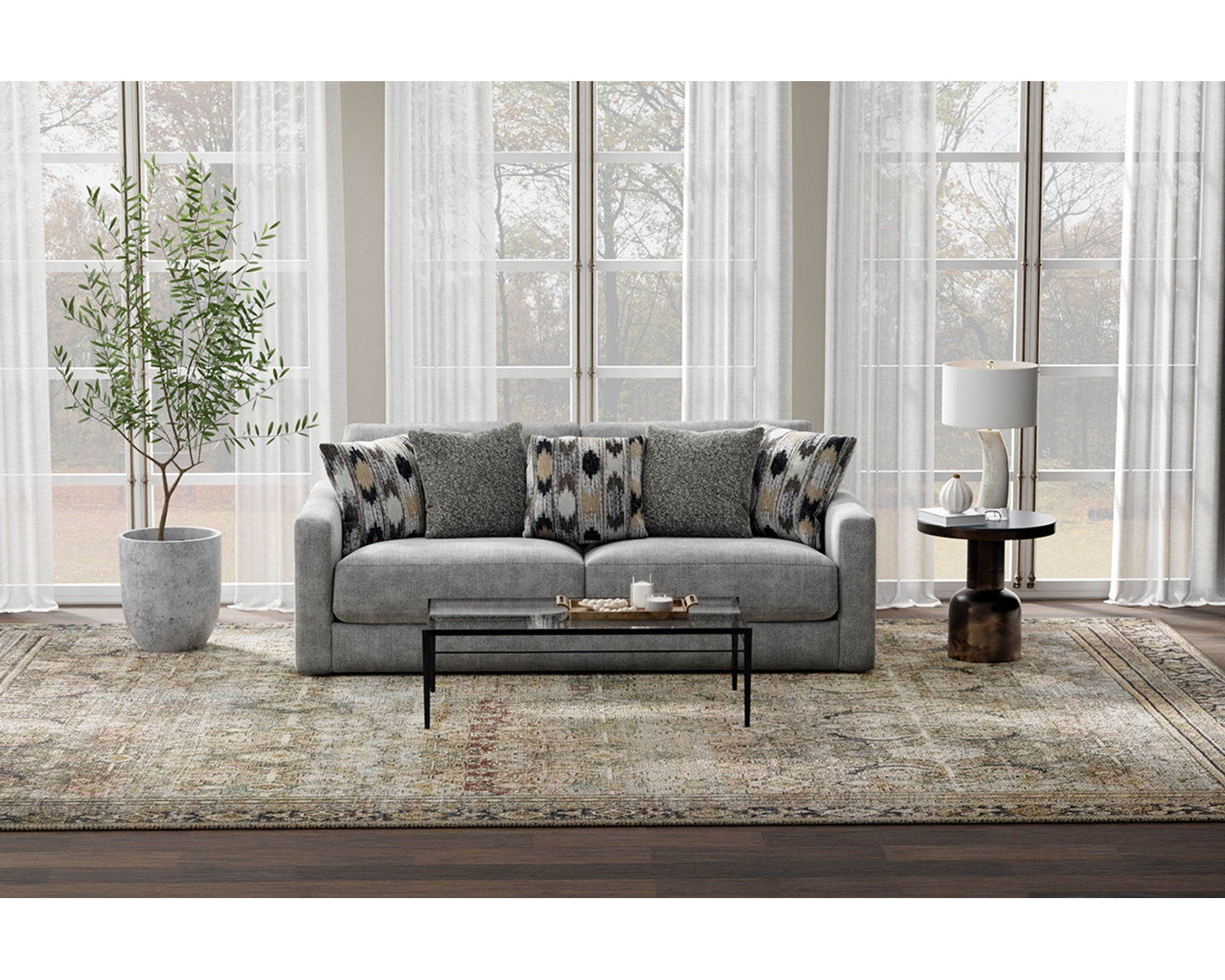 Avondale 96" Oversized Sofa (includes pillows) 2 colors - Image 4