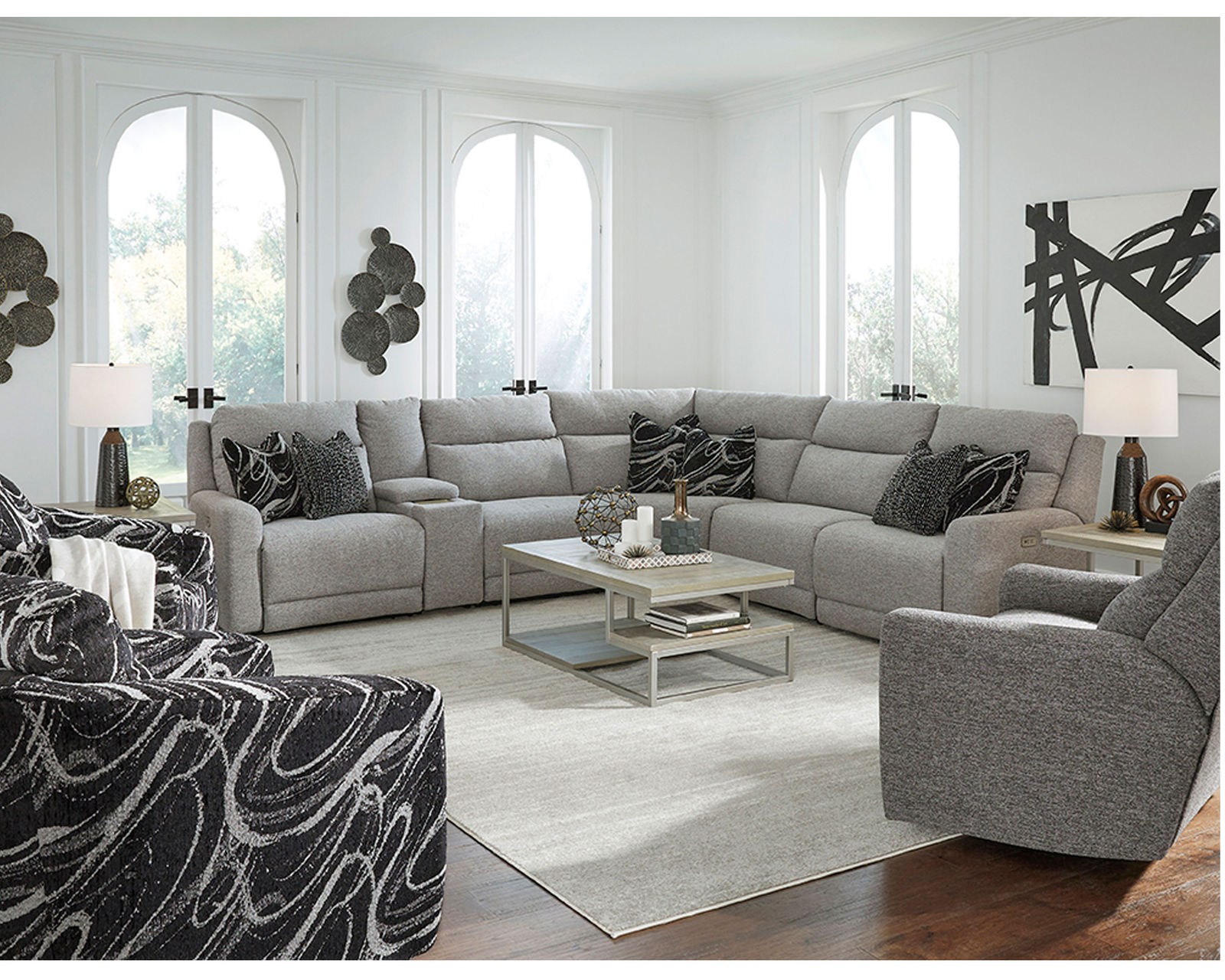 Social Club Zero Gravity Modular Reclining Sectional (Colors Available) - Image 6