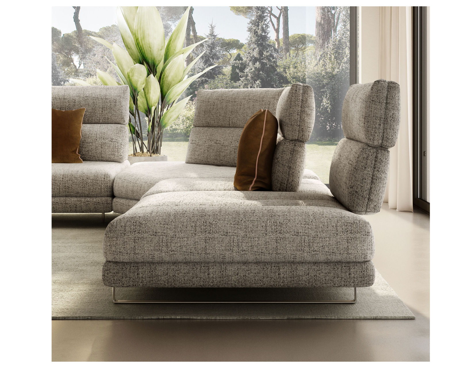 Roma C257 Sectional - adjustable seat depth (+40 fabrics) - Image 25