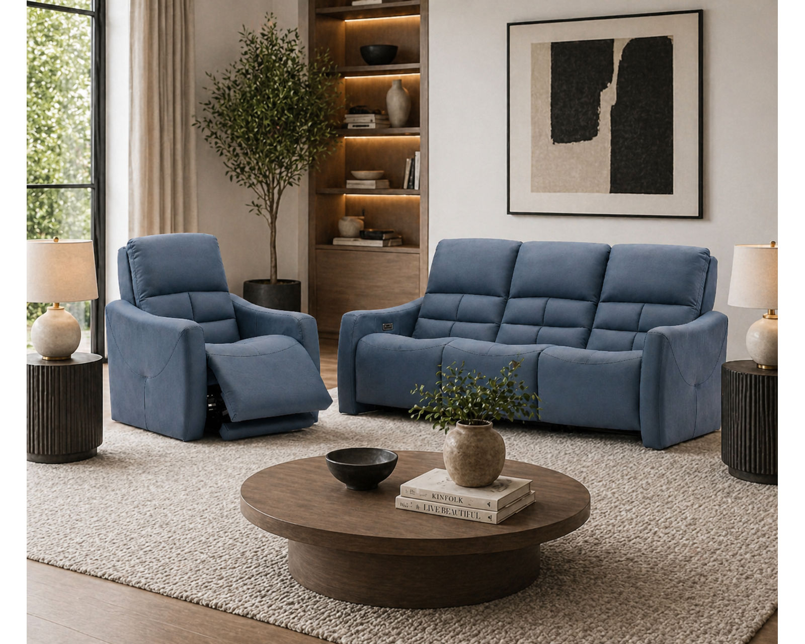 Asher Dual Power Reclining Sofa — Available in Standard & Wide Cushions, 140+ Leather Options, and 75", 79", or 97" Widths - Image 4