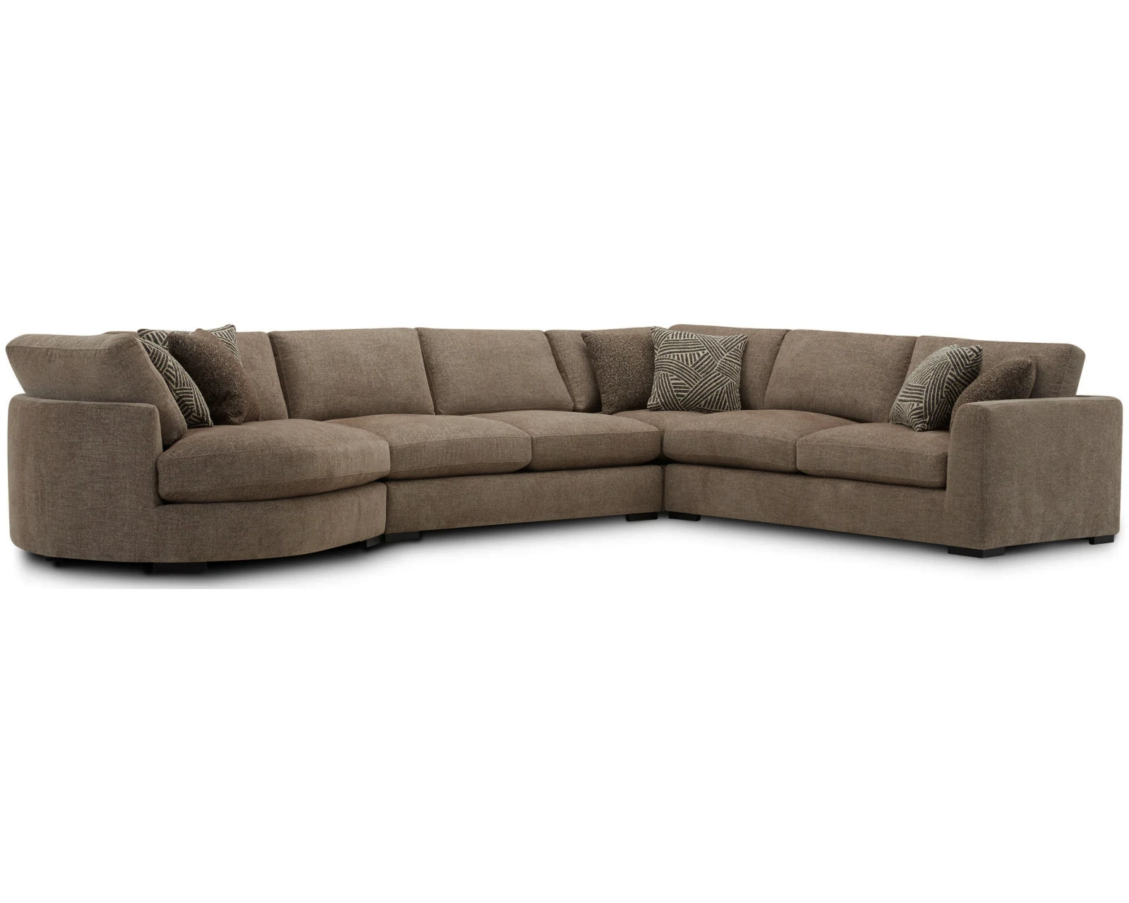 The Bump Four Piece Sectional (Over 13 feet wide) In stock - Fast shipping